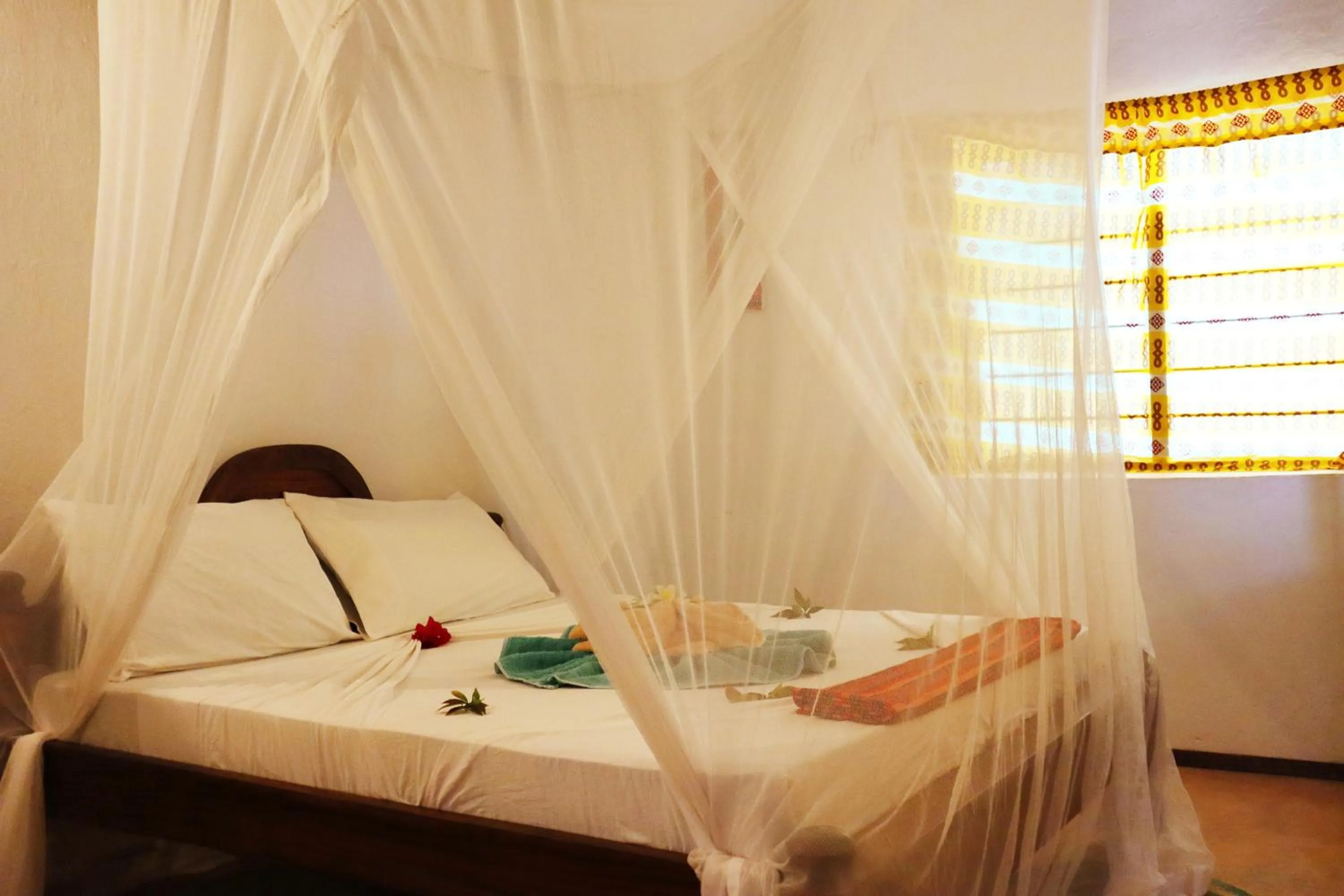 Bed in Evergreen Bungalows