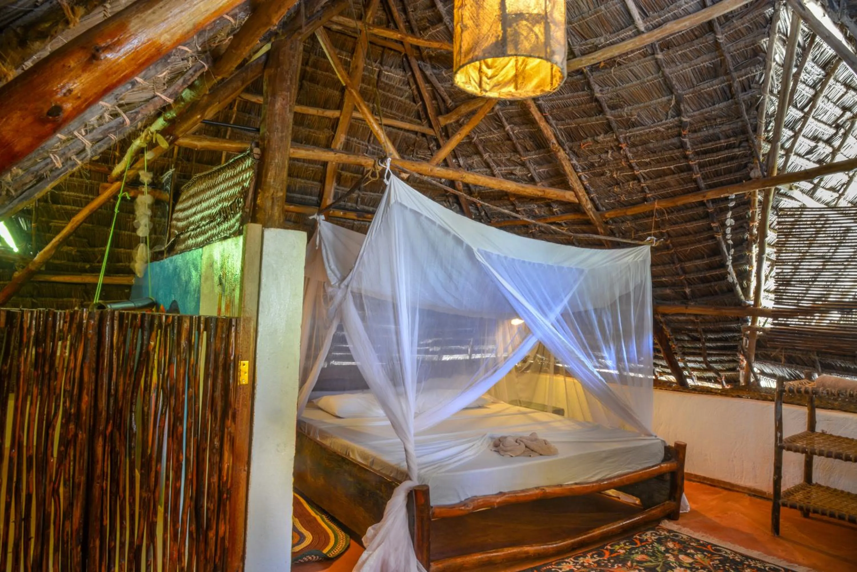 Bed in Evergreen Bungalows