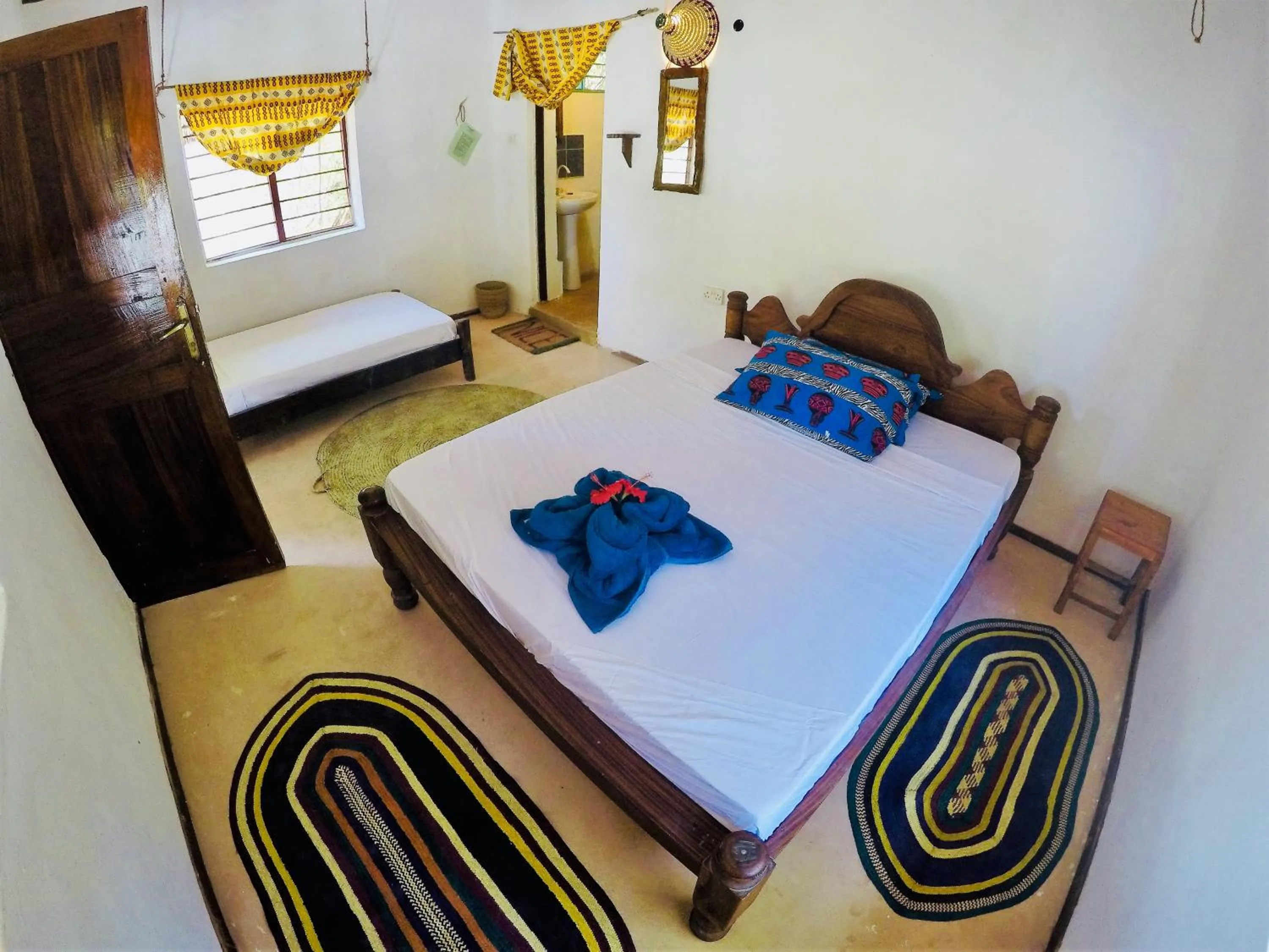 Bed in Evergreen Bungalows