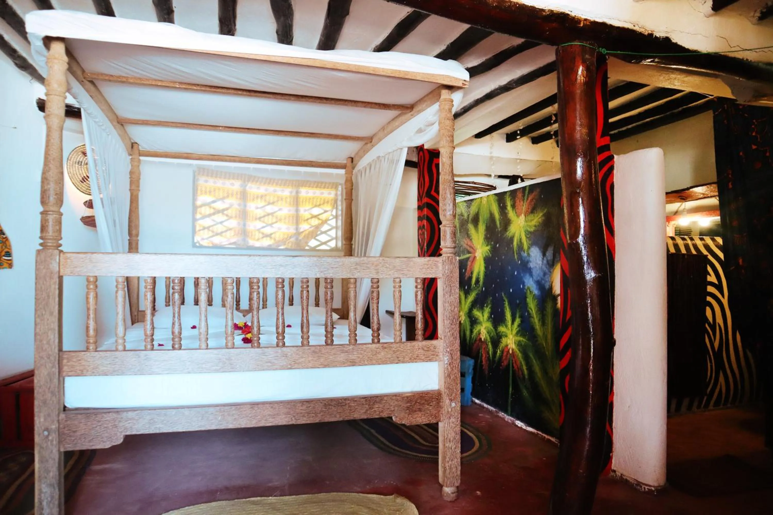 Bed in Evergreen Bungalows