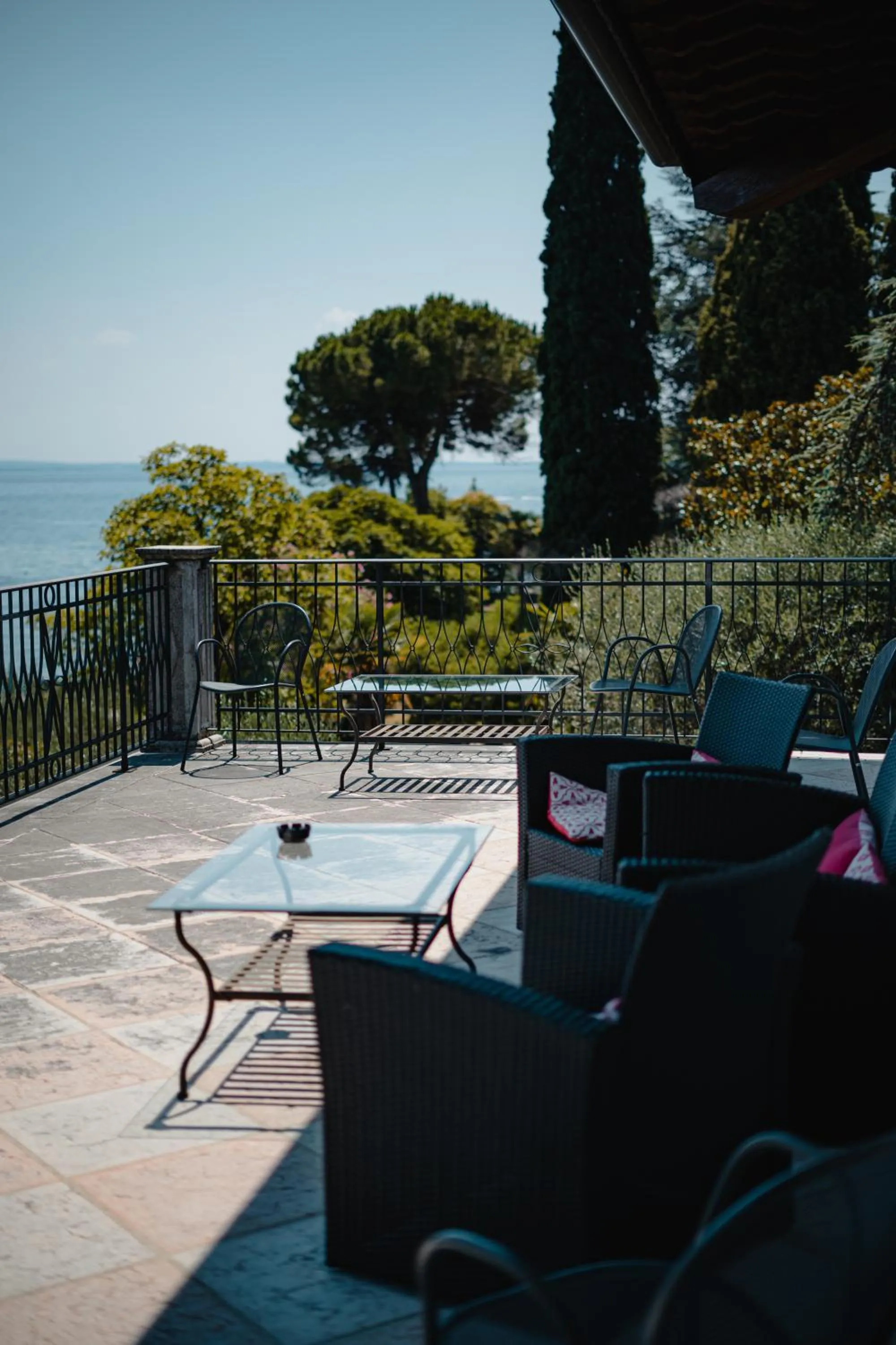 Patio in Hotel Villa Maria Au Lac - Estella Hotels Italia