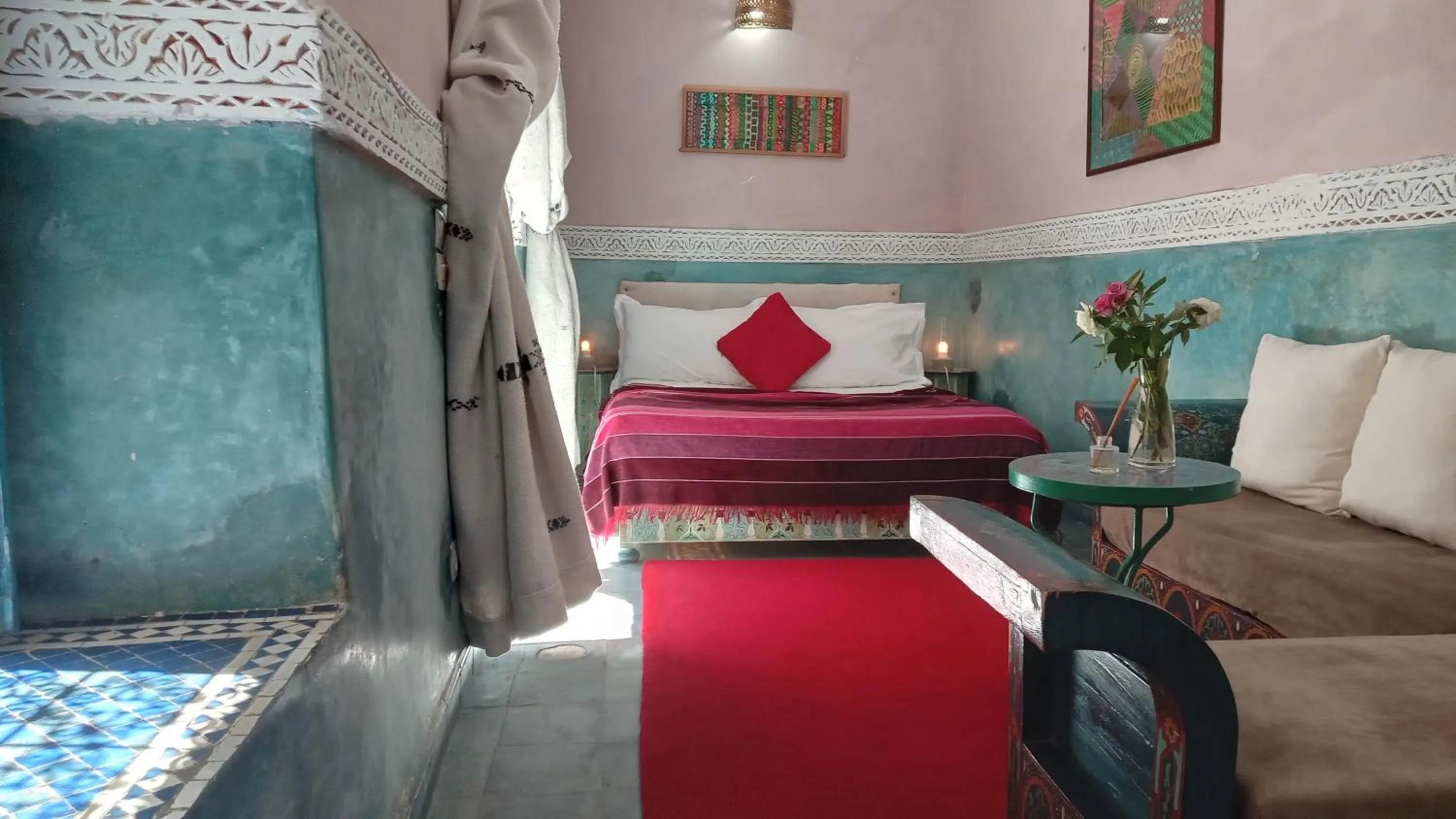 Bed in Riad Maizie