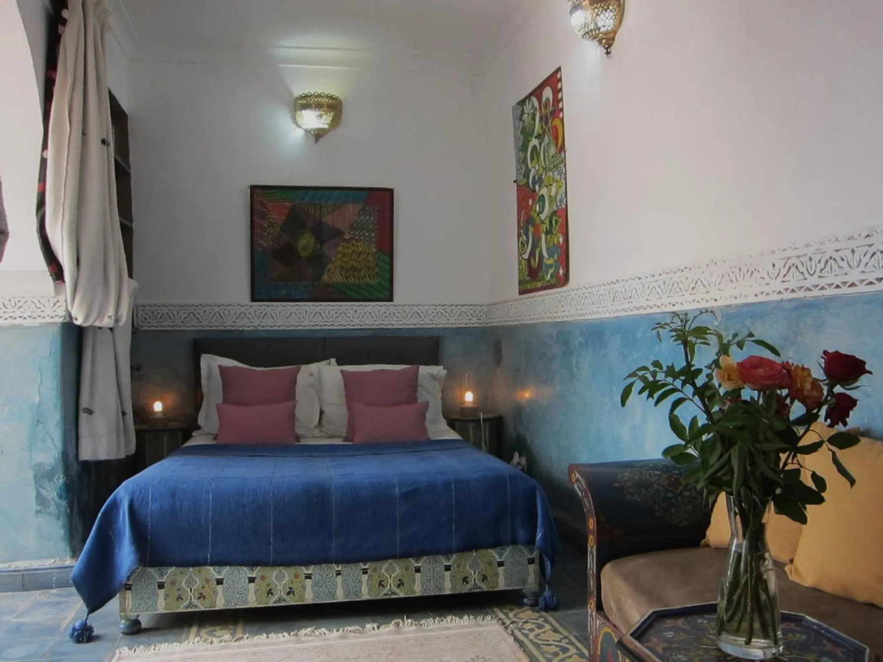 Bed in Riad Maizie