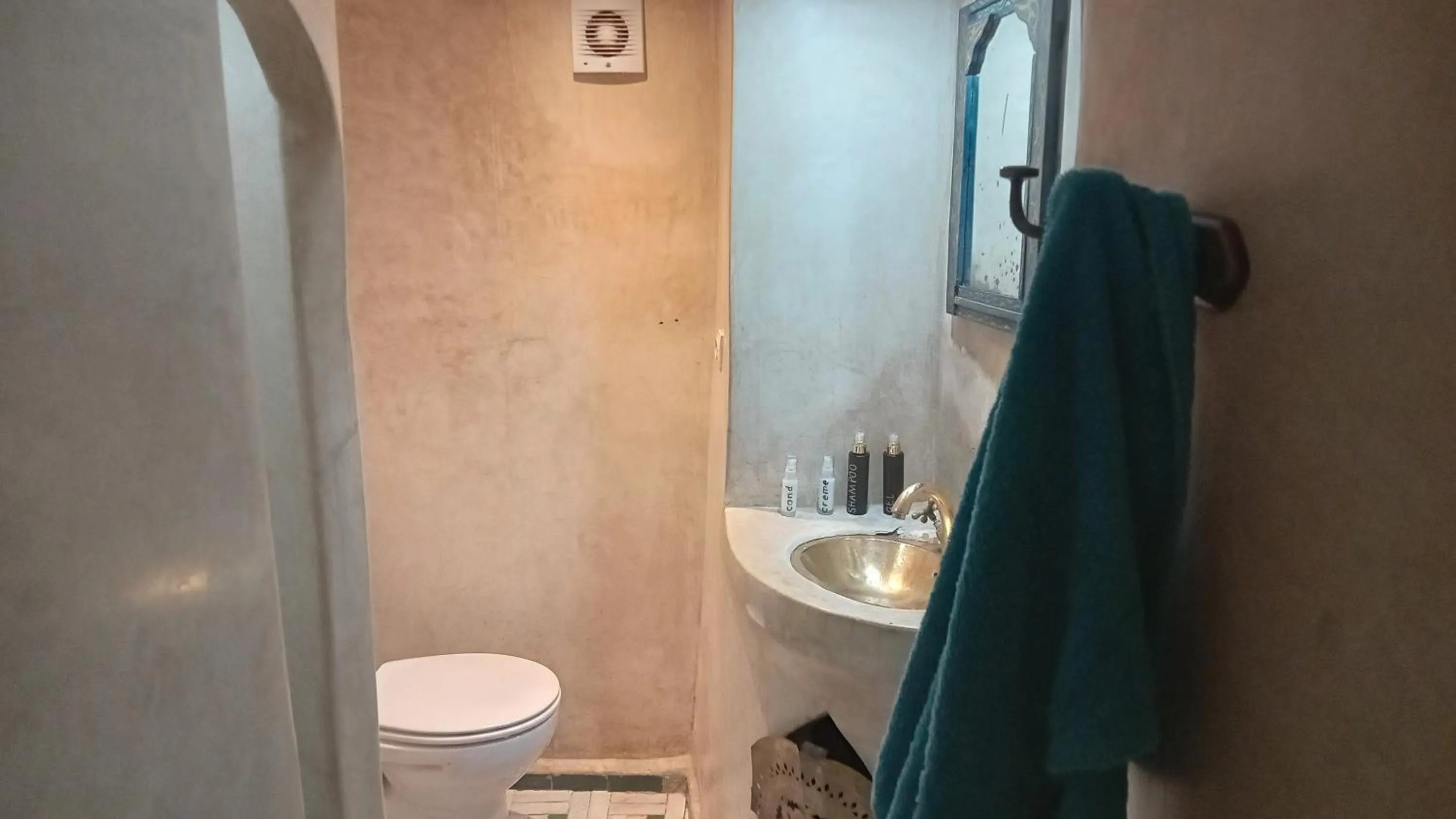 Shower in Riad Maizie