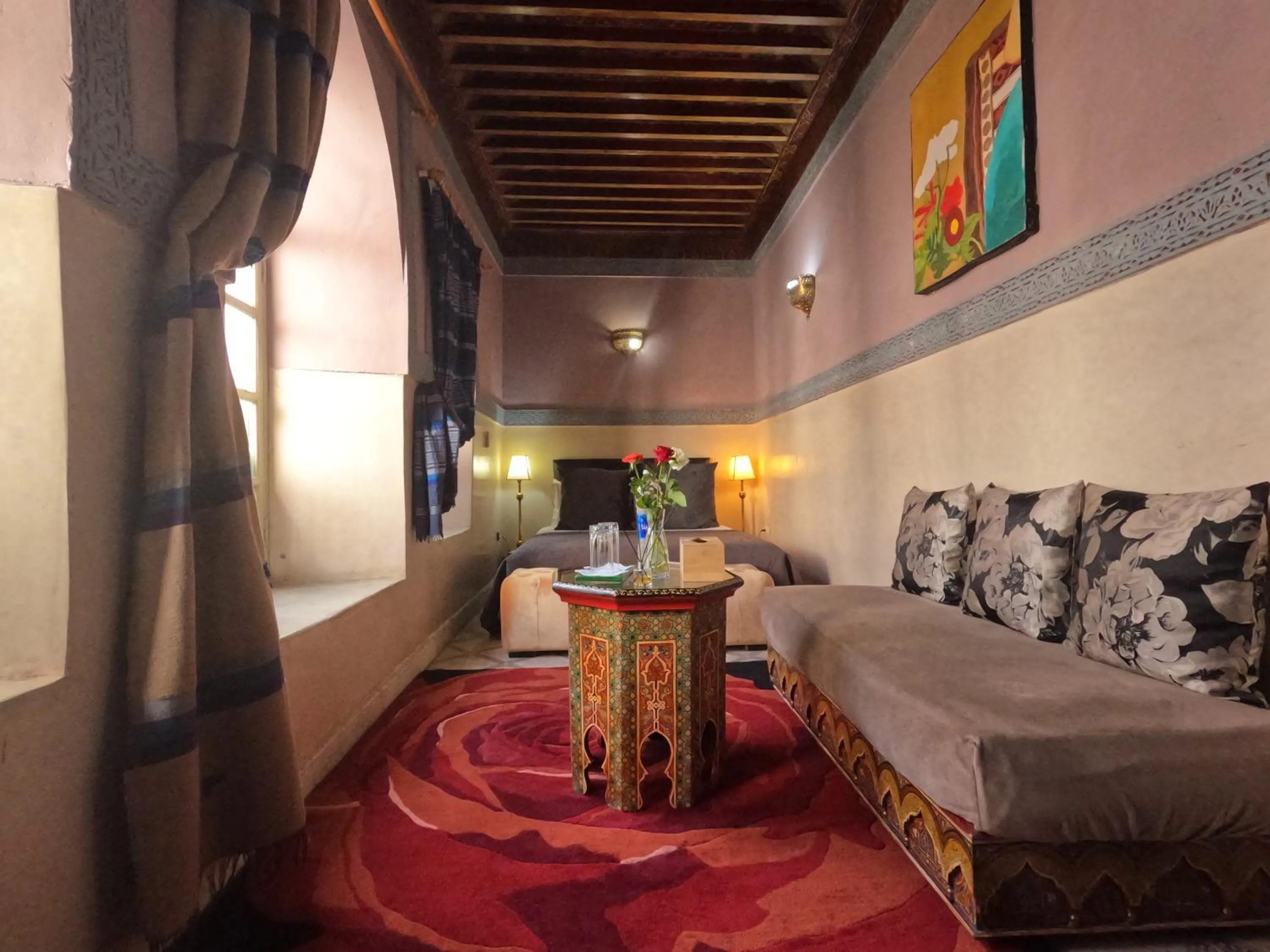 Bed in Riad Maizie