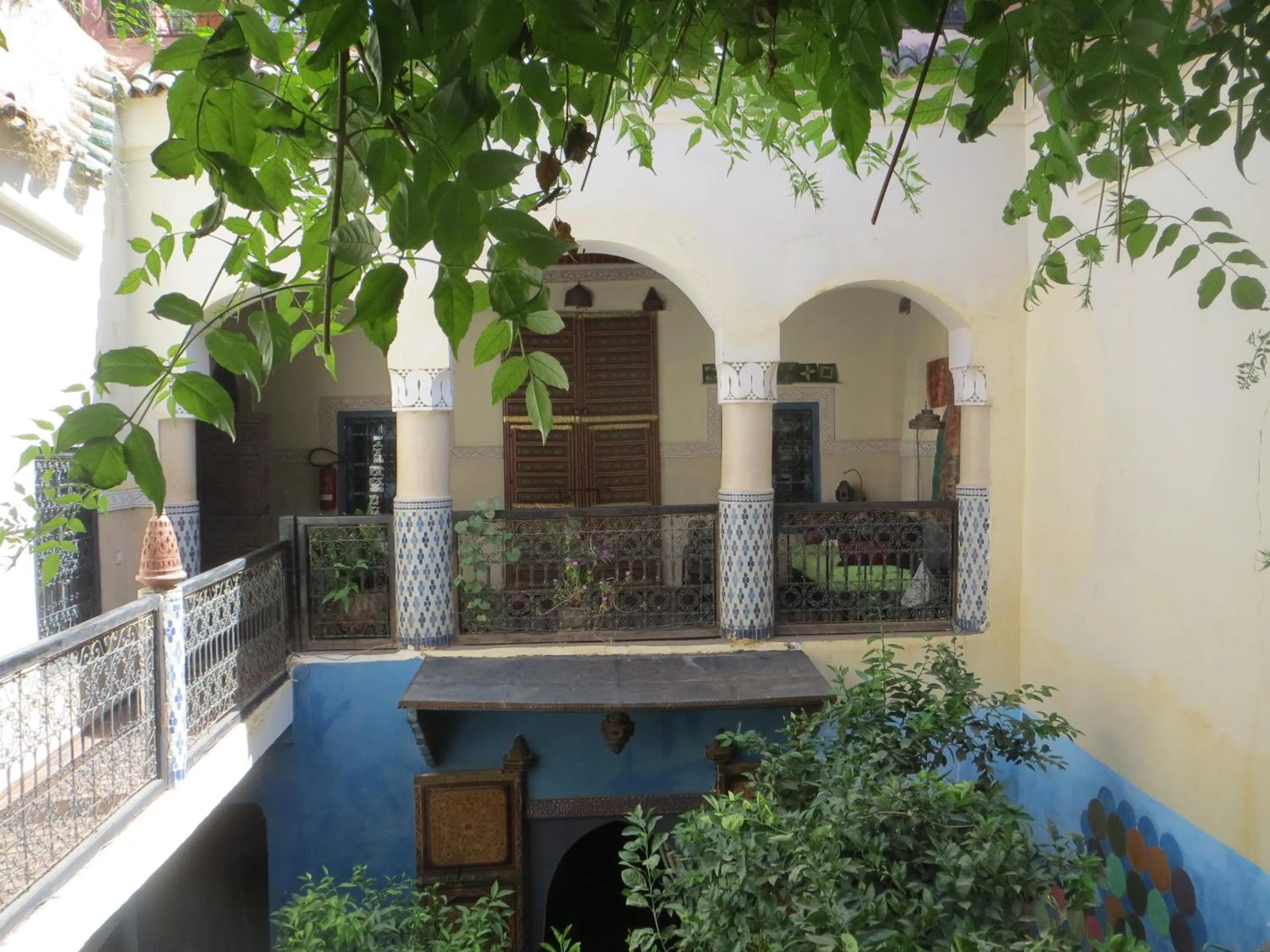Garden view in Riad Maizie