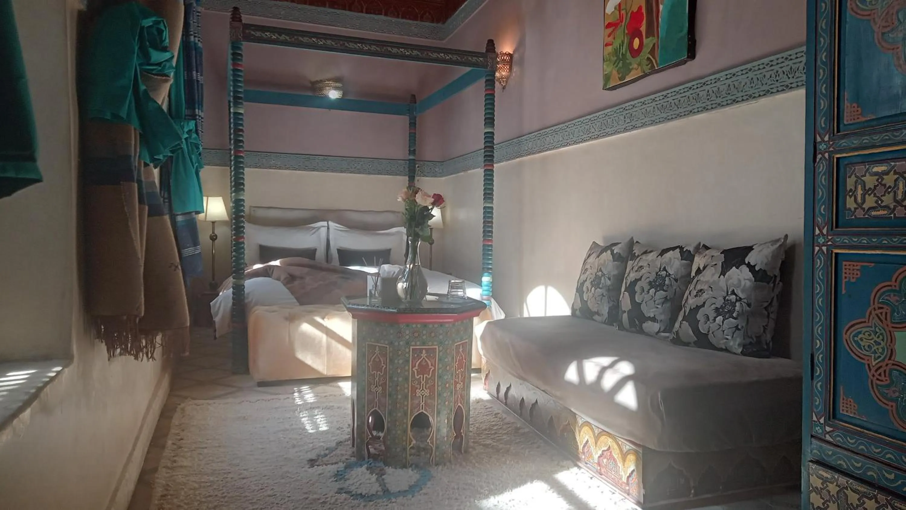 Bed in Riad Maizie