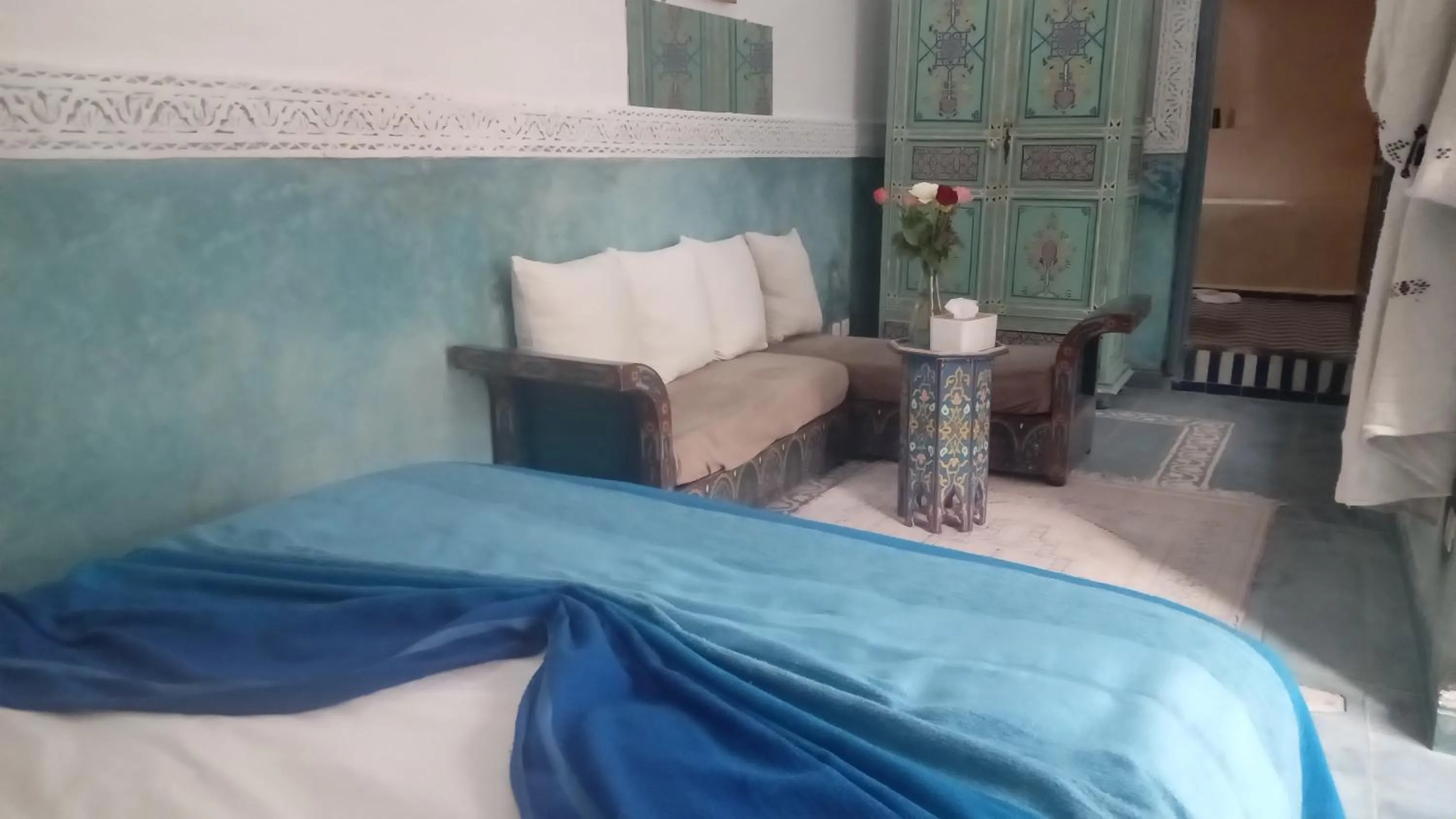 Bed in Riad Maizie