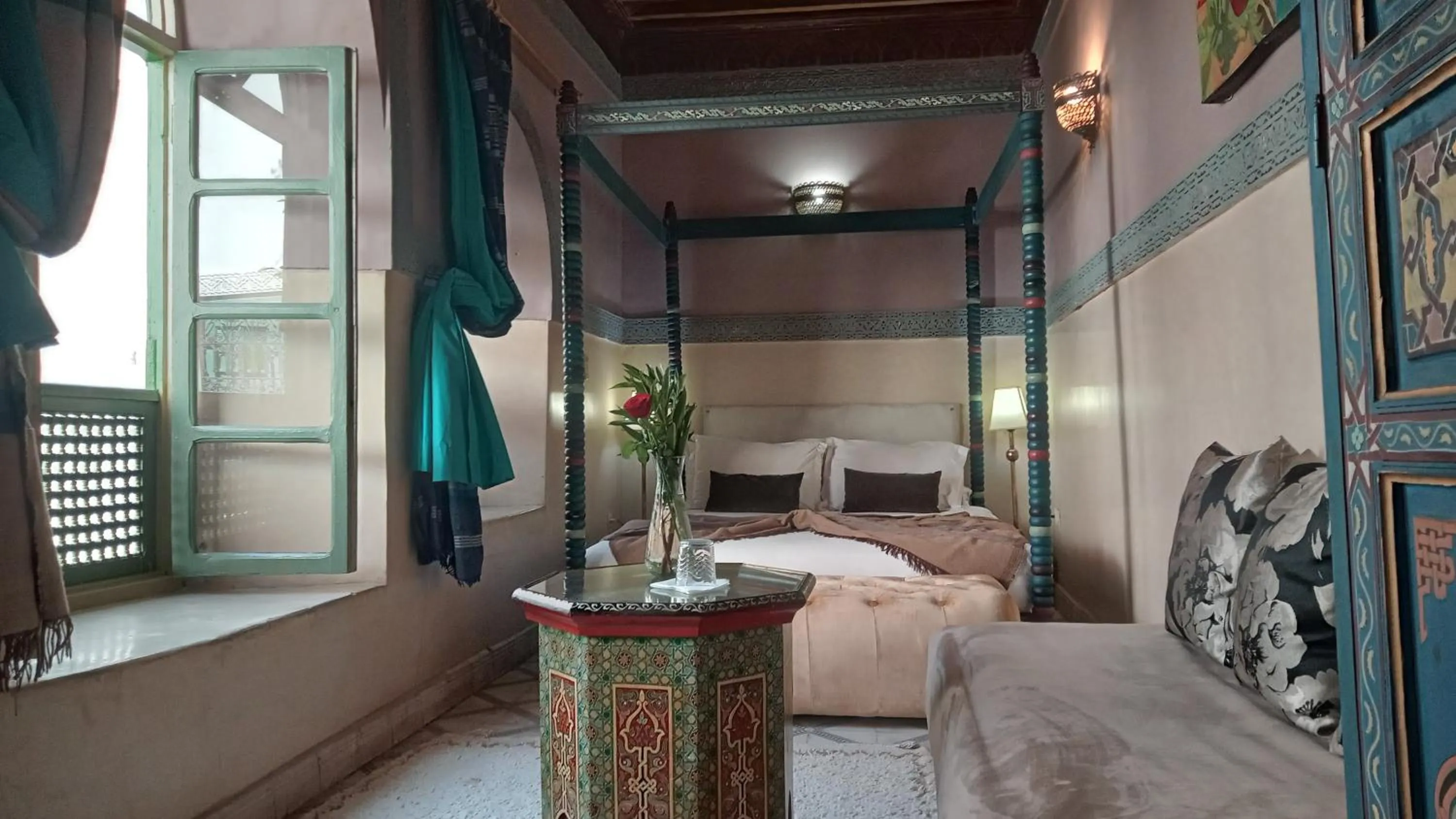 Bed in Riad Maizie