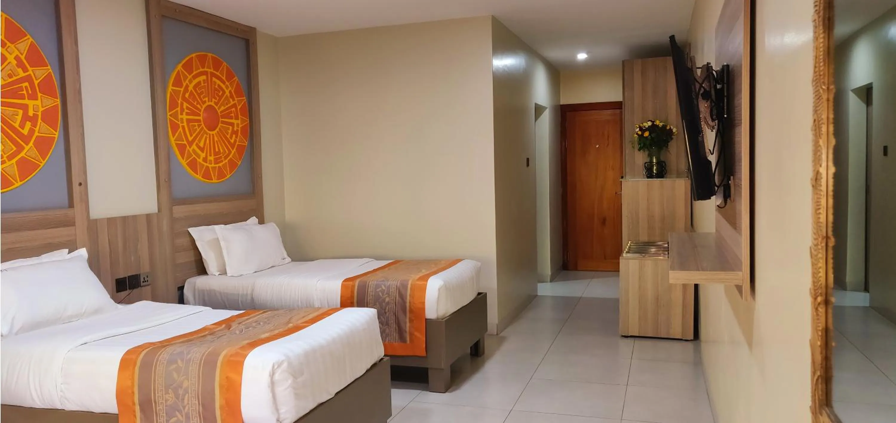 Bed in Fairway Hotel & Spa