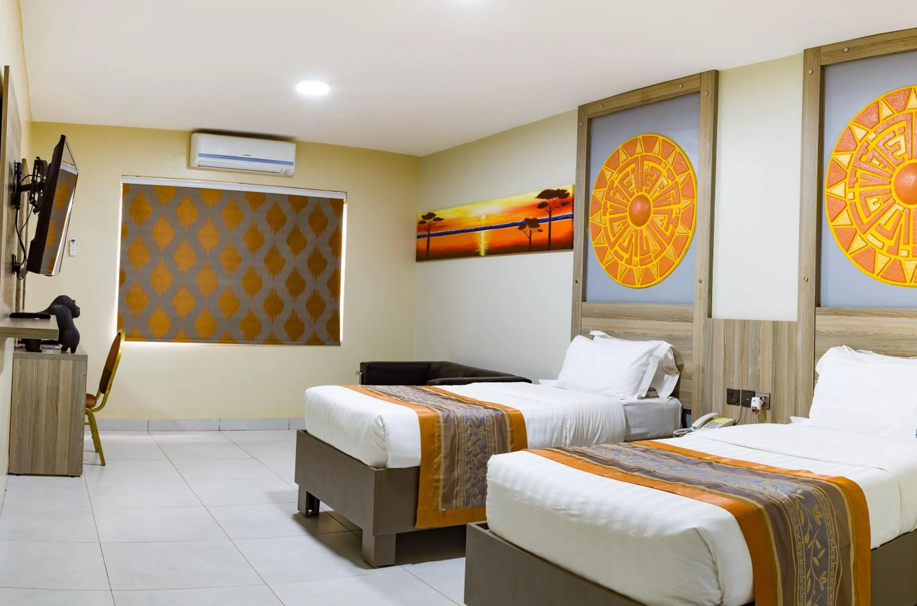 Bed in Fairway Hotel & Spa