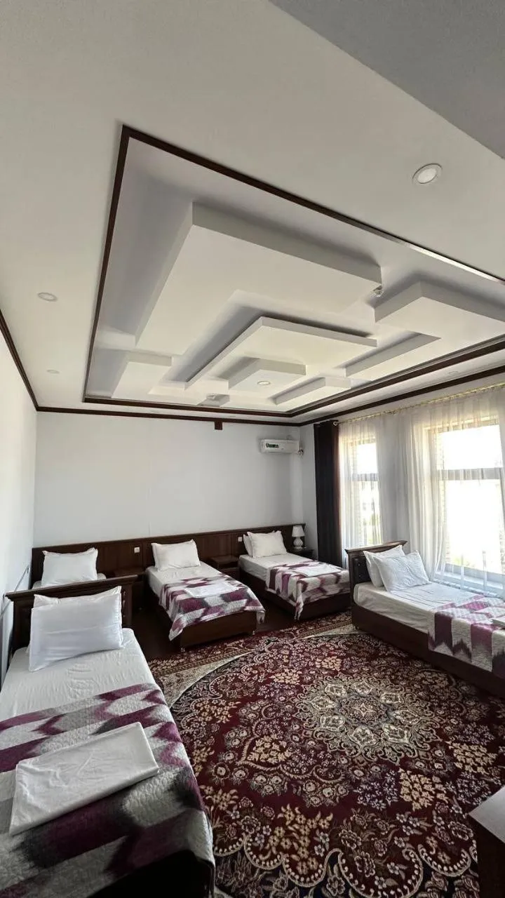 Bed in SARBON HOTEL KhIVA