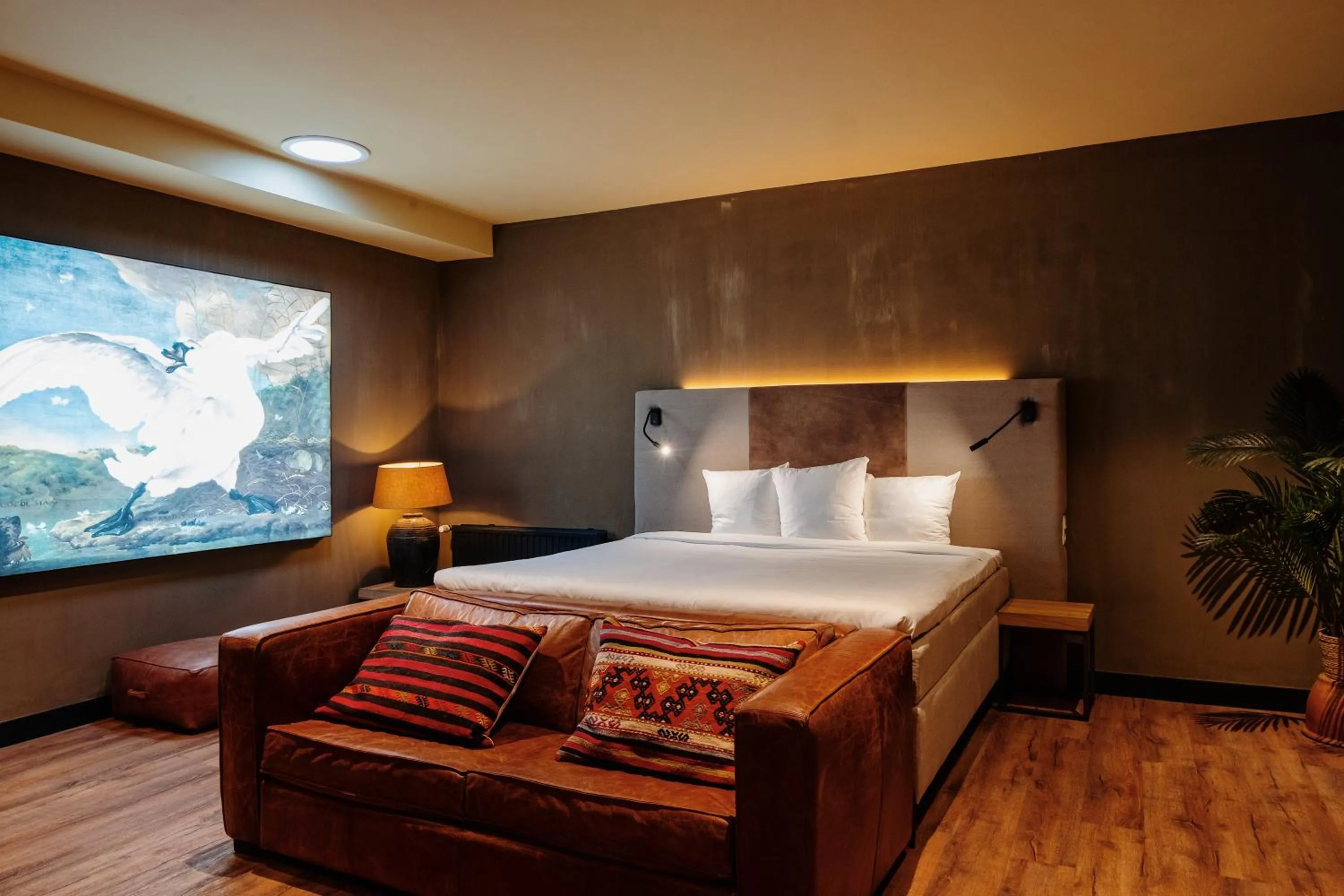 Bed in City Center Lodge Utrecht