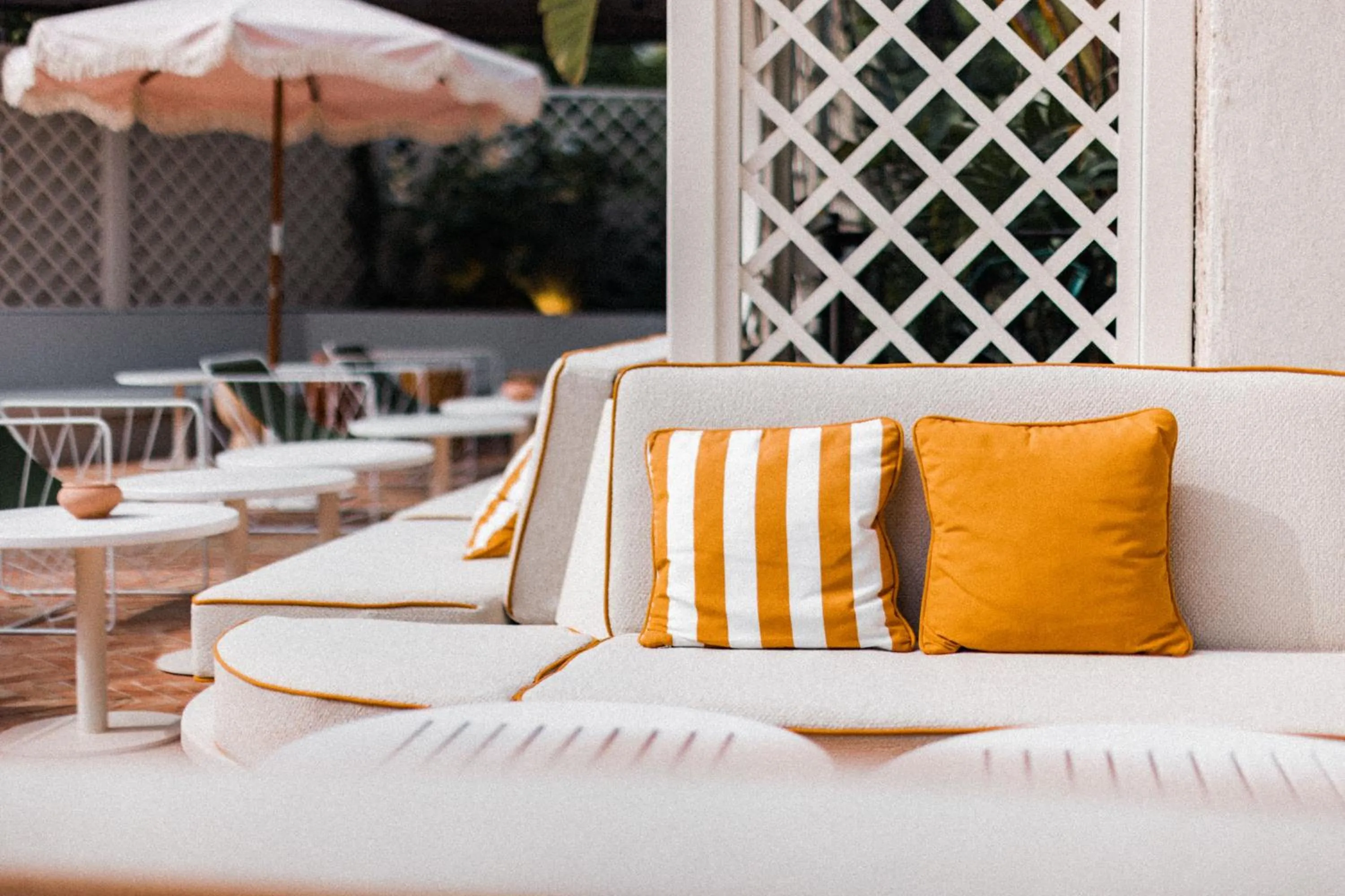 Patio in Hotel des Lices