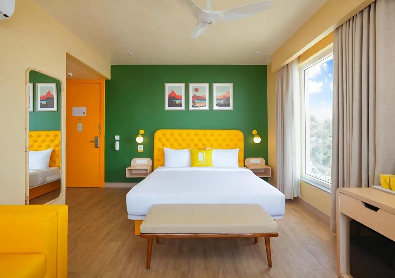 King Room - single occupancy in Bloom Boutique l Rishikesh Hills King Room - single occupancy in Bloom Boutique l Rishikesh Hills