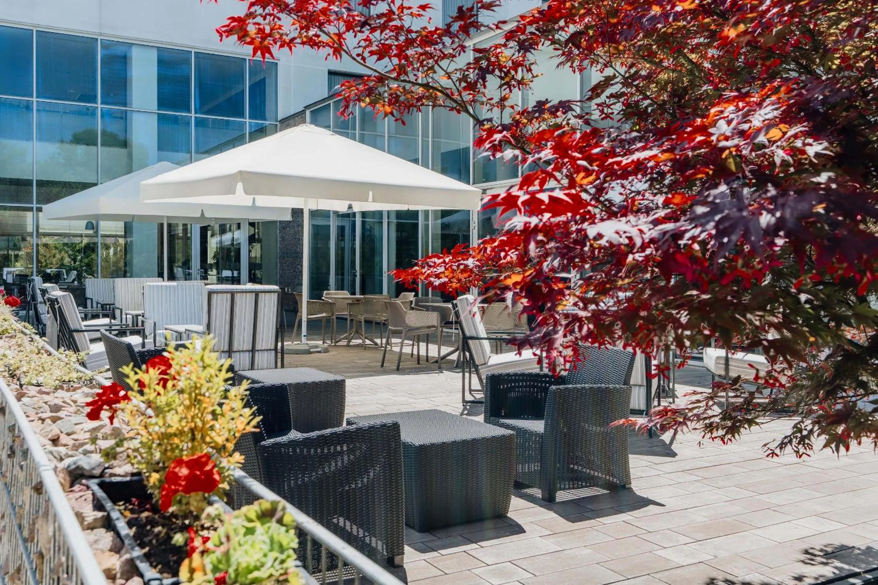 Patio in Premier Kraków Hotel