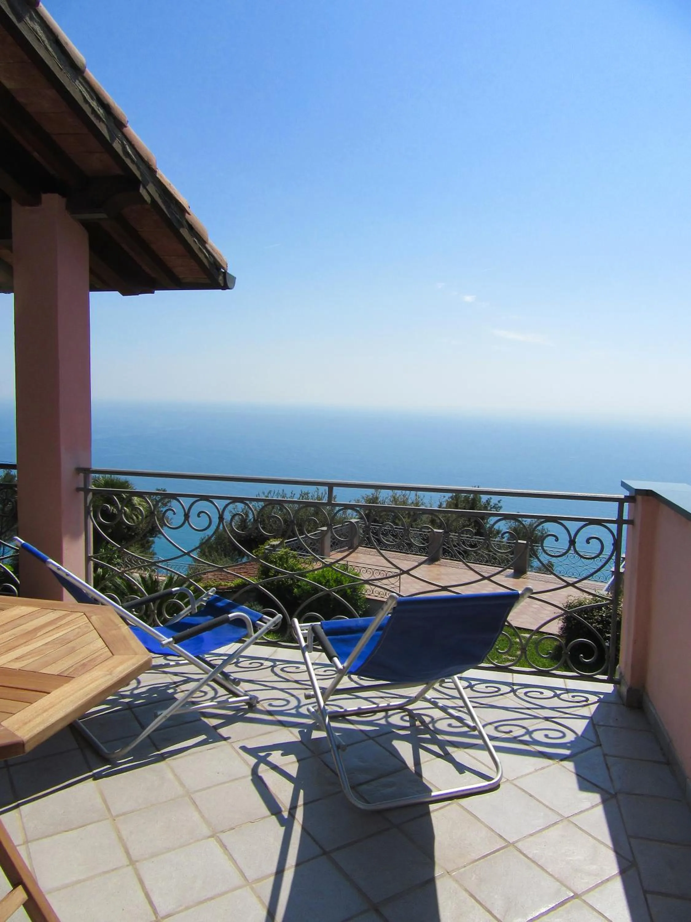 Sea view in B&B Le Palme