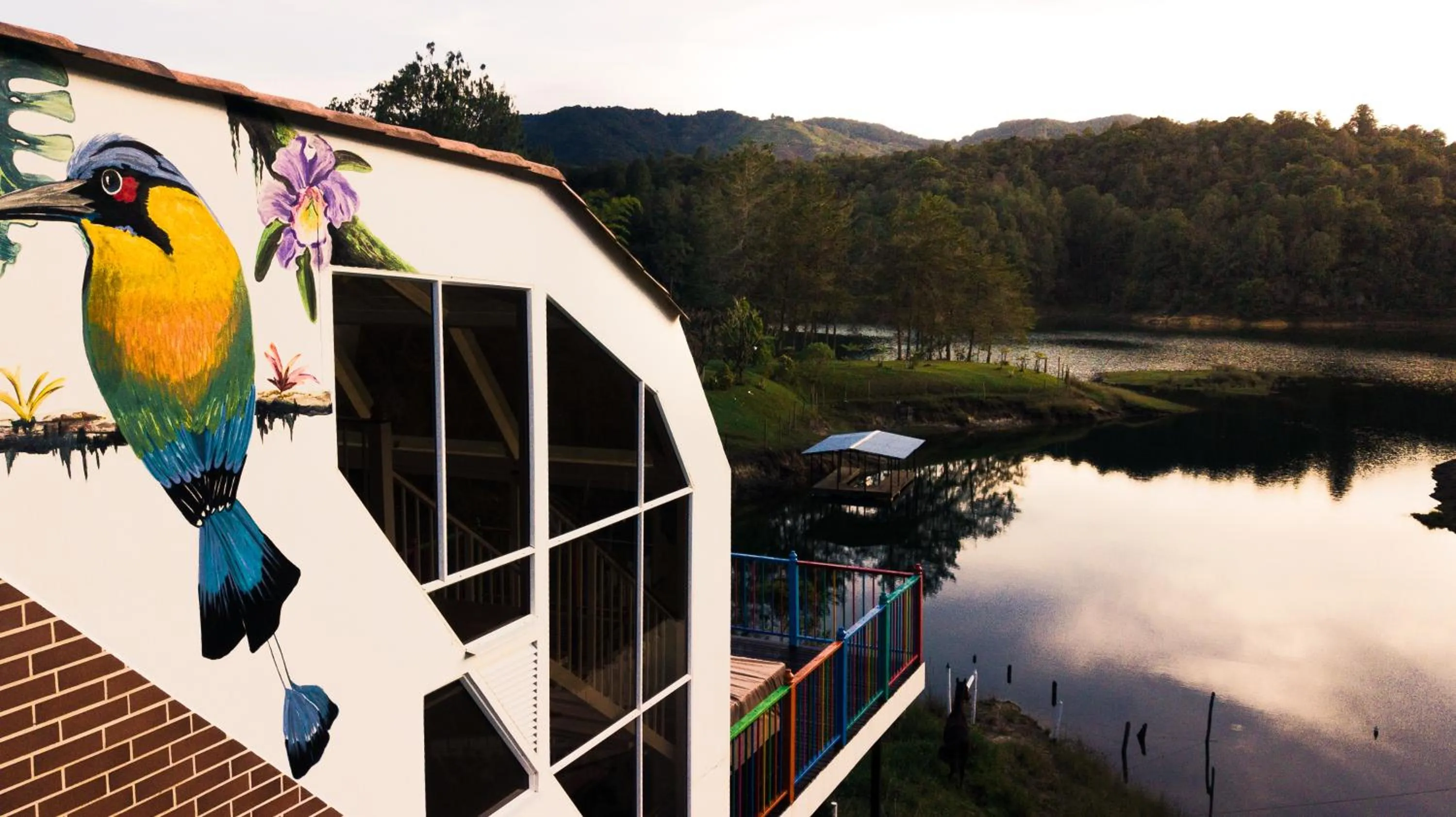 Lake view in EL NiDO HOTEL GUATAPE