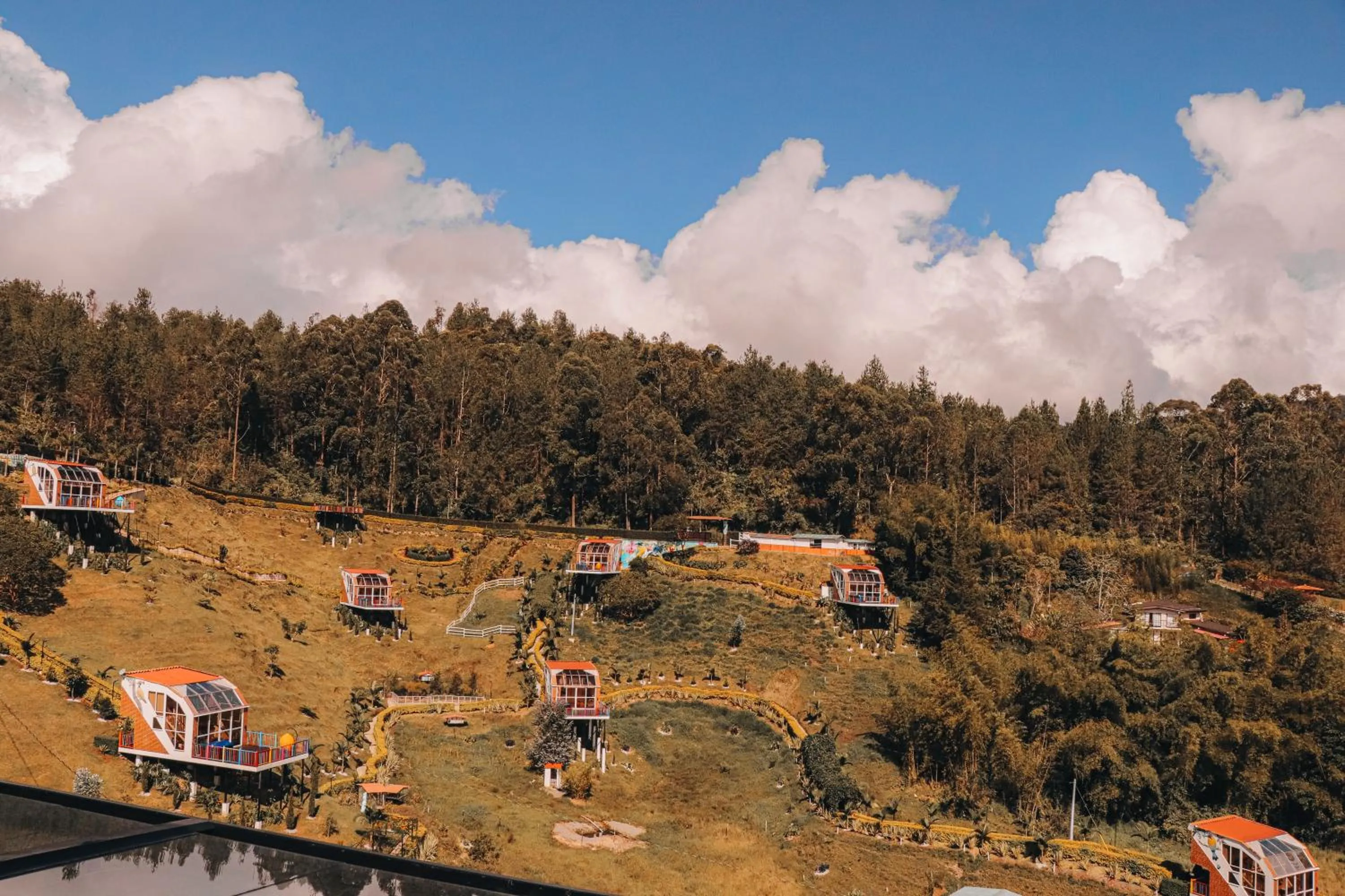 Mountain view in EL NiDO HOTEL GUATAPE