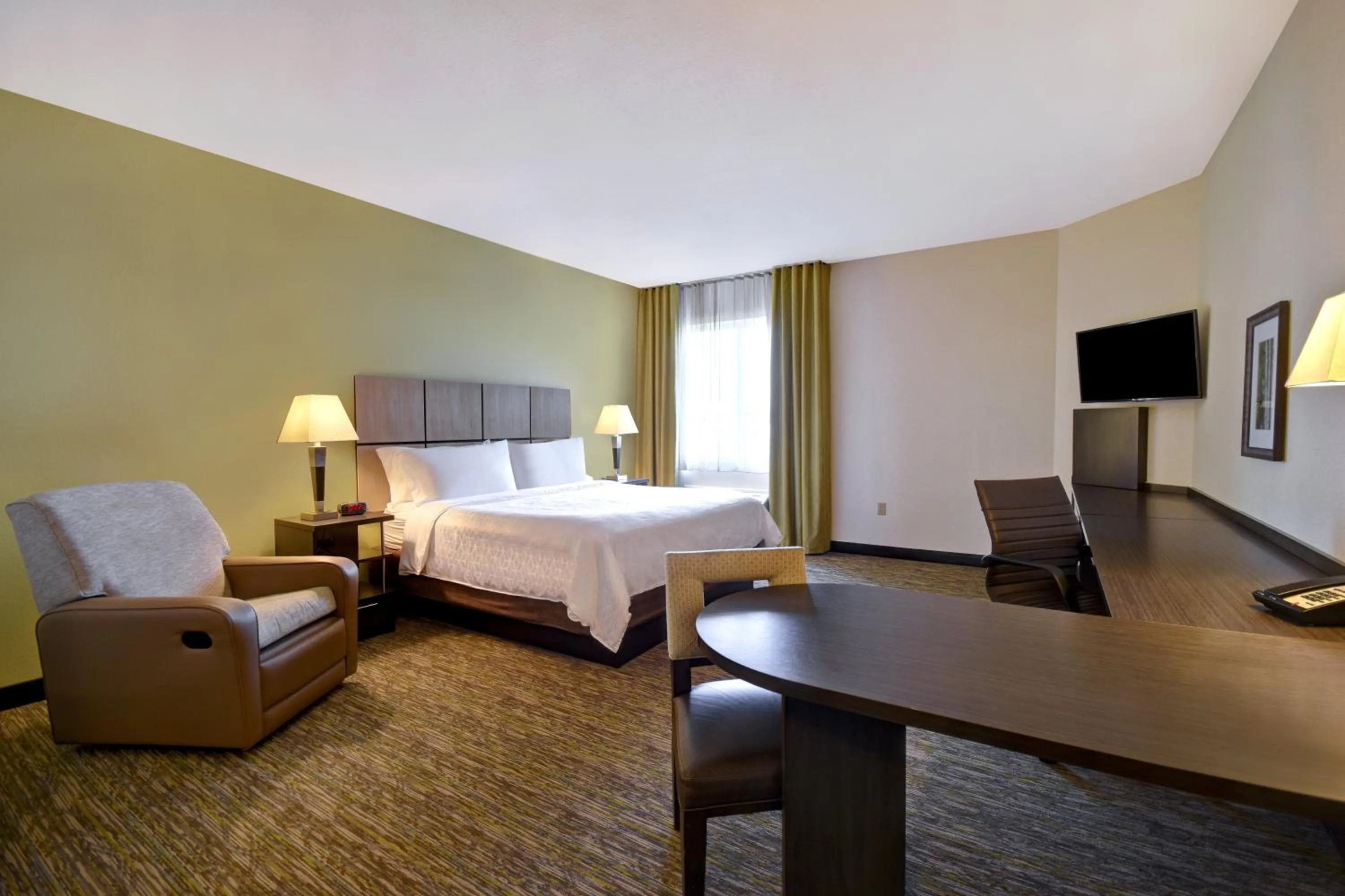 Photo of the whole room, Bed in Candlewood Suites St Clairsville Wheeling Area by IHG