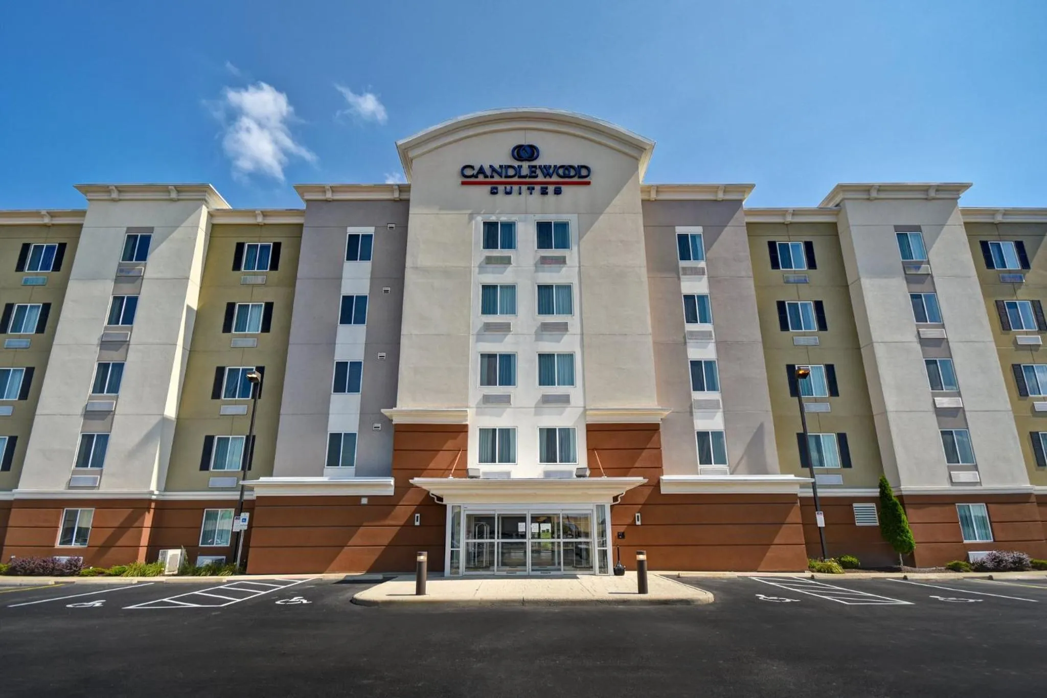 Property building in Candlewood Suites St Clairsville Wheeling Area by IHG