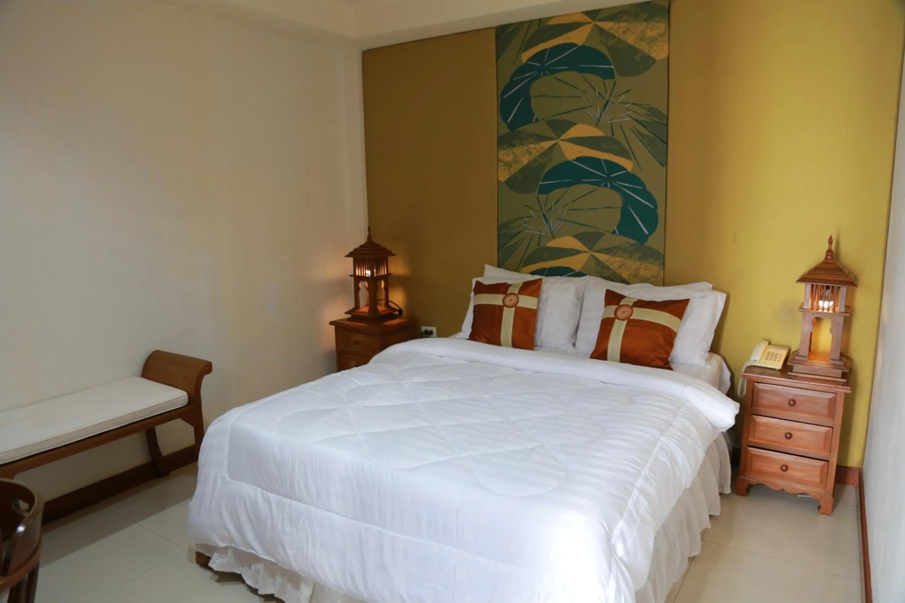 Bed in UPAR Hotels Silom