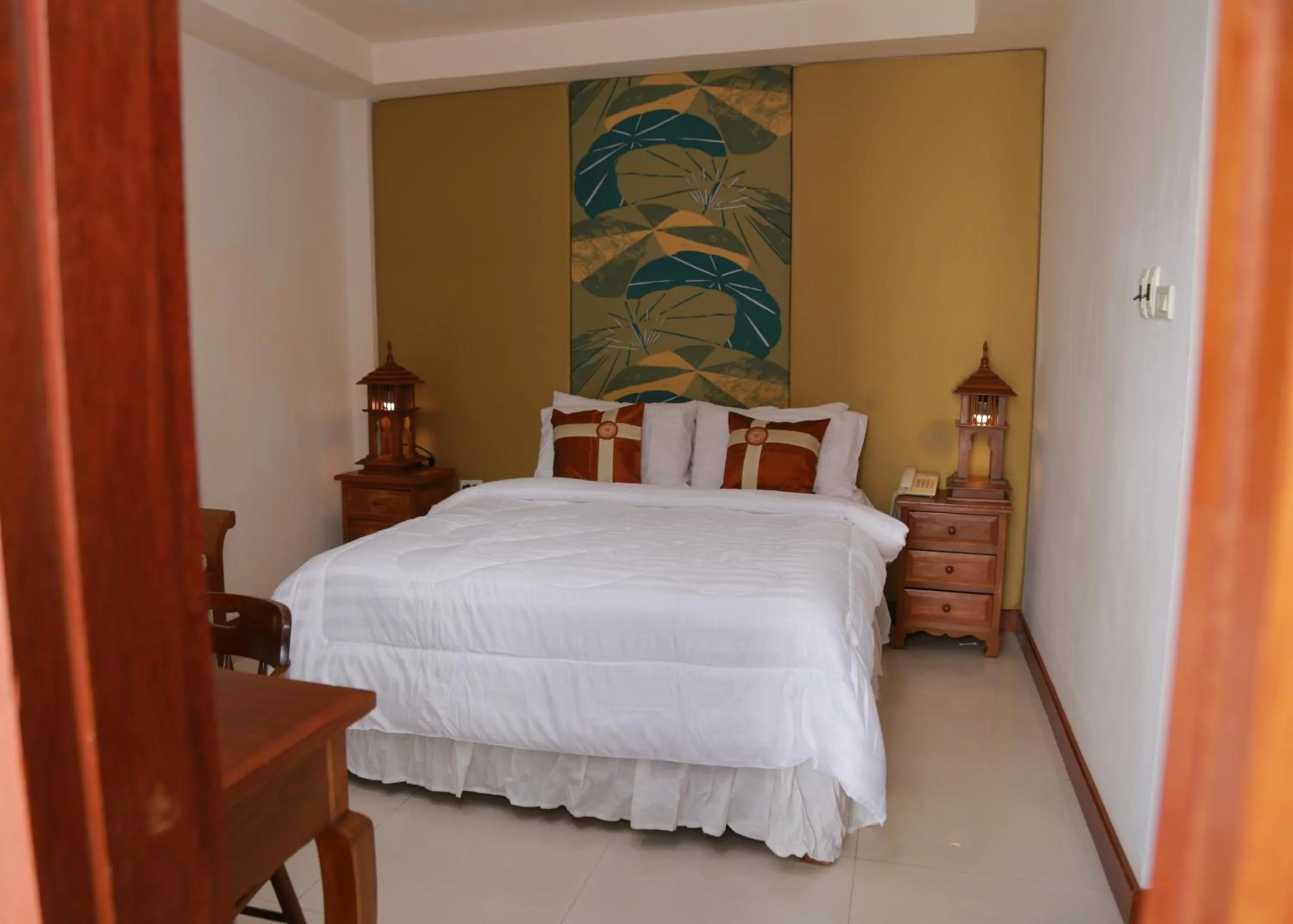 Bed in UPAR Hotels Silom