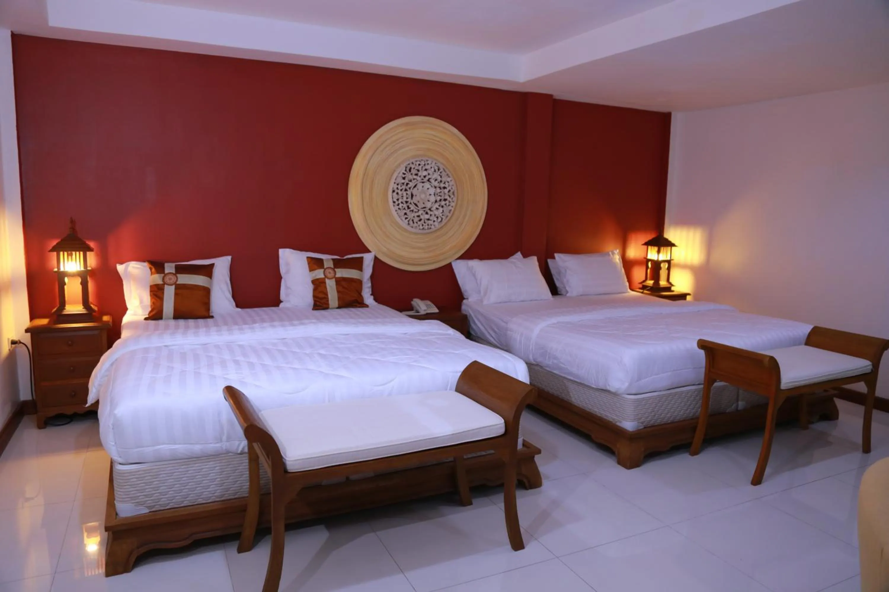 Bed in UPAR Hotels Silom
