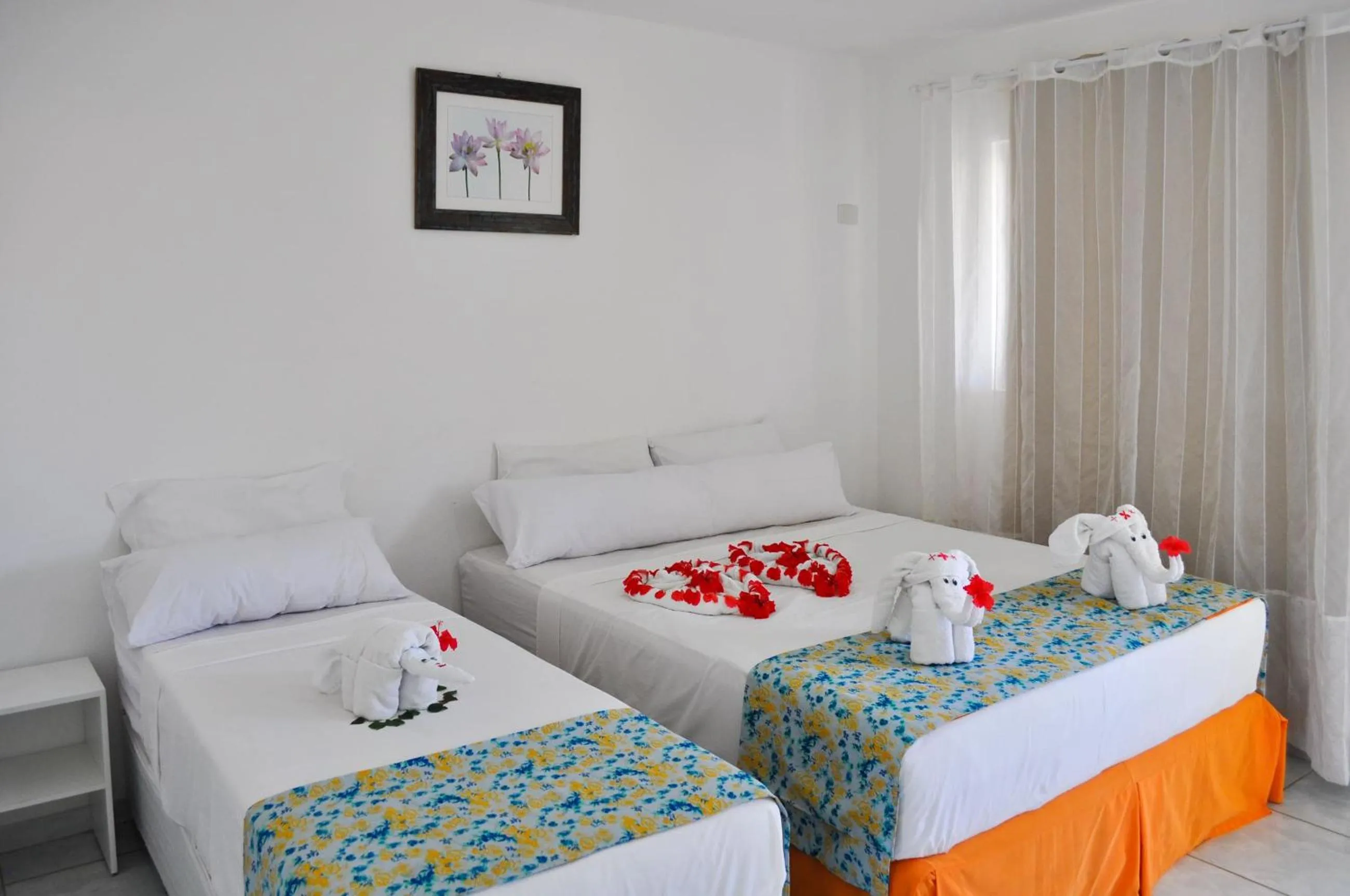 Bed in Pousada Joia Rara