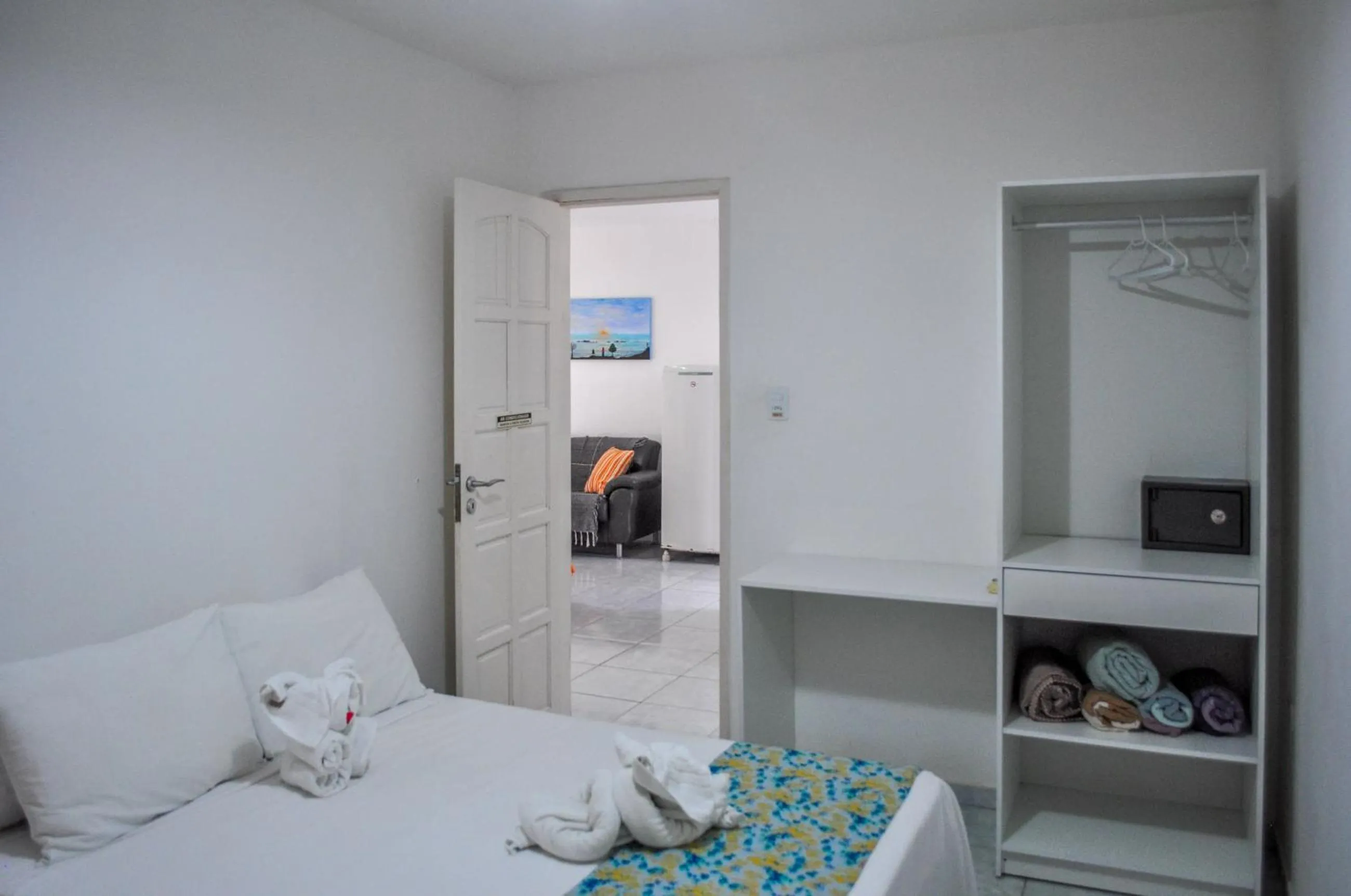 Bed in Pousada Joia Rara