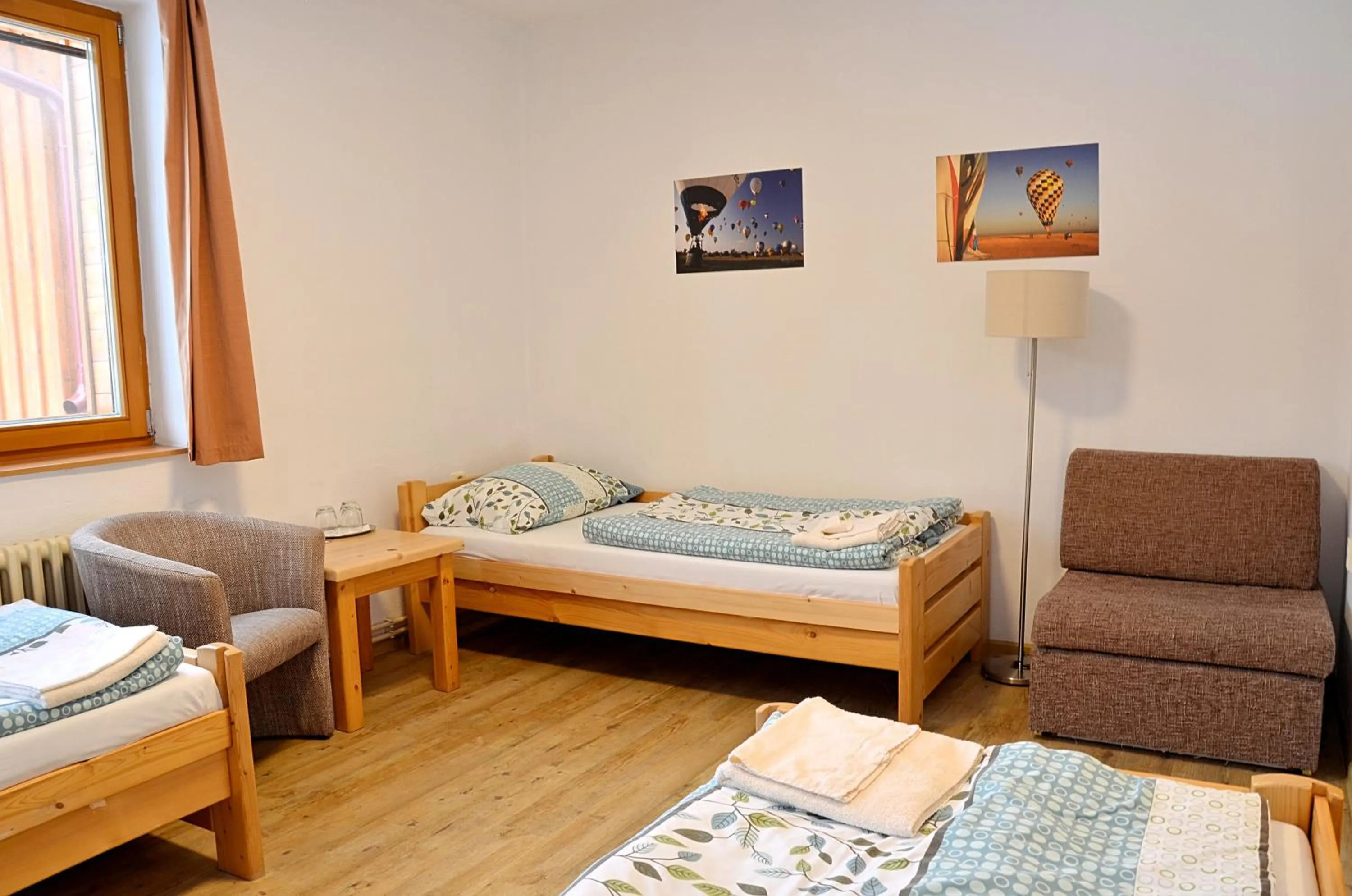 Bedroom, Bed in Balónový hotel a pivovar Radešín