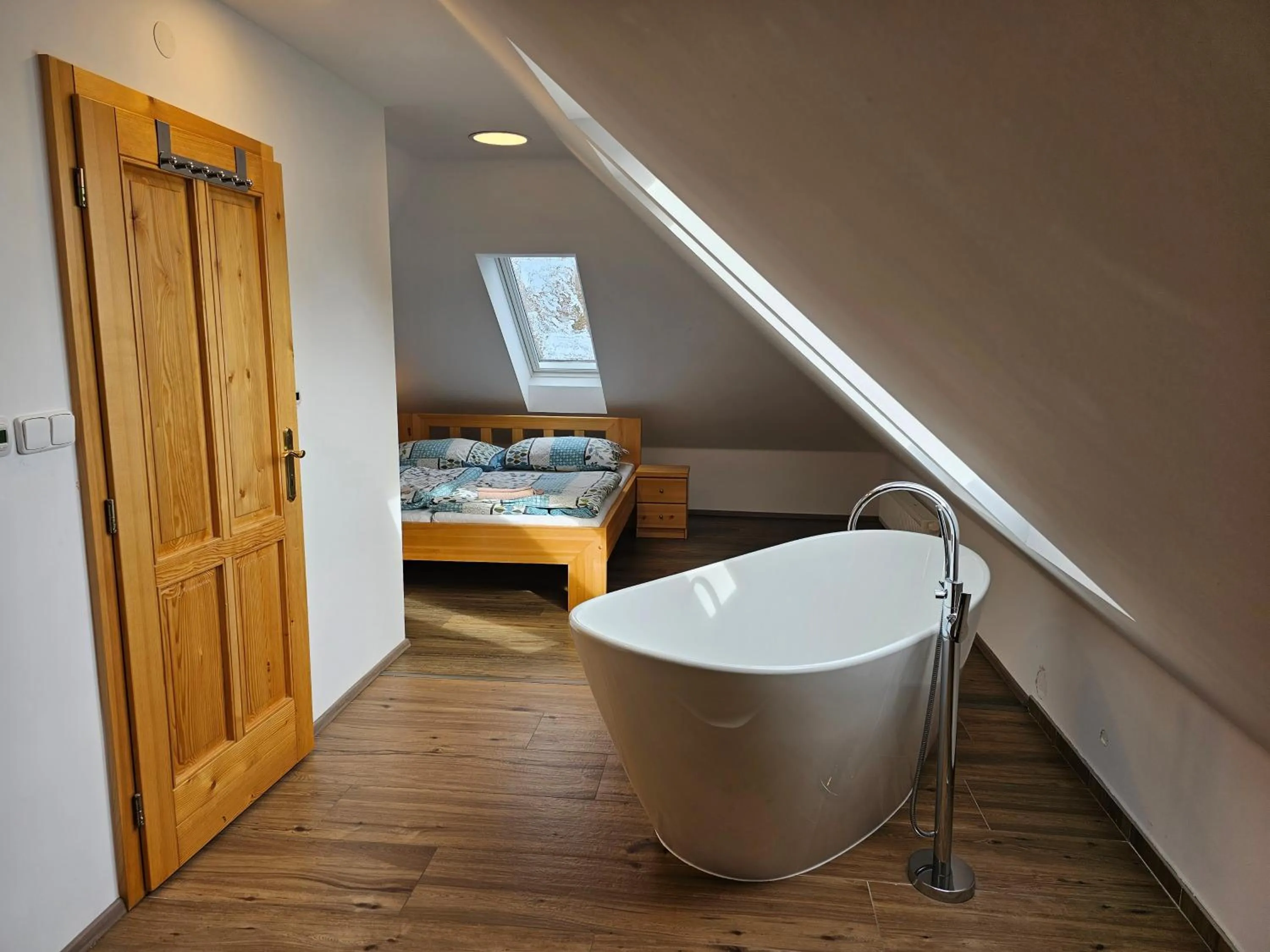 Bed in Balónový hotel a pivovar Radešín