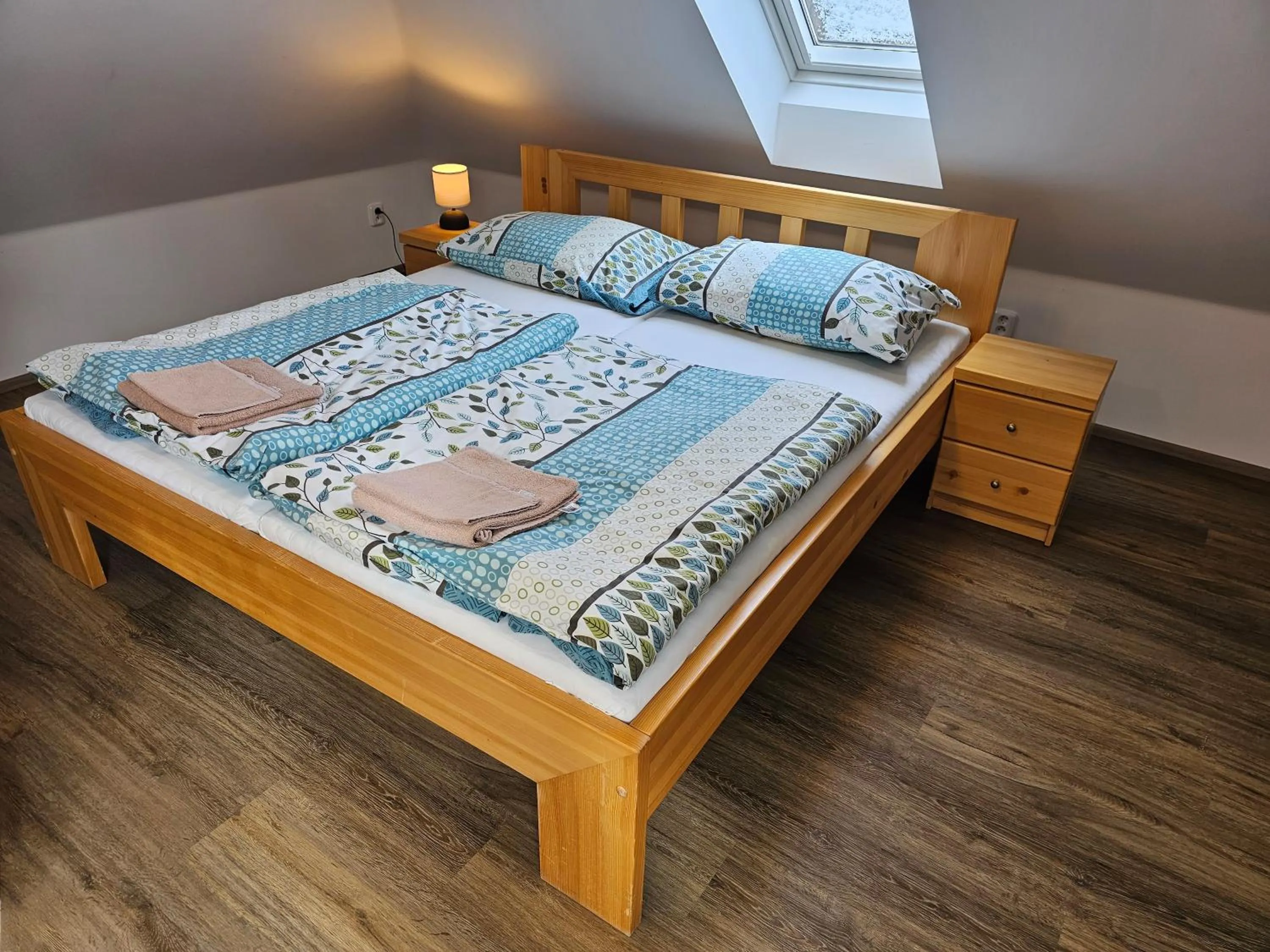 Bed in Balónový hotel a pivovar Radešín