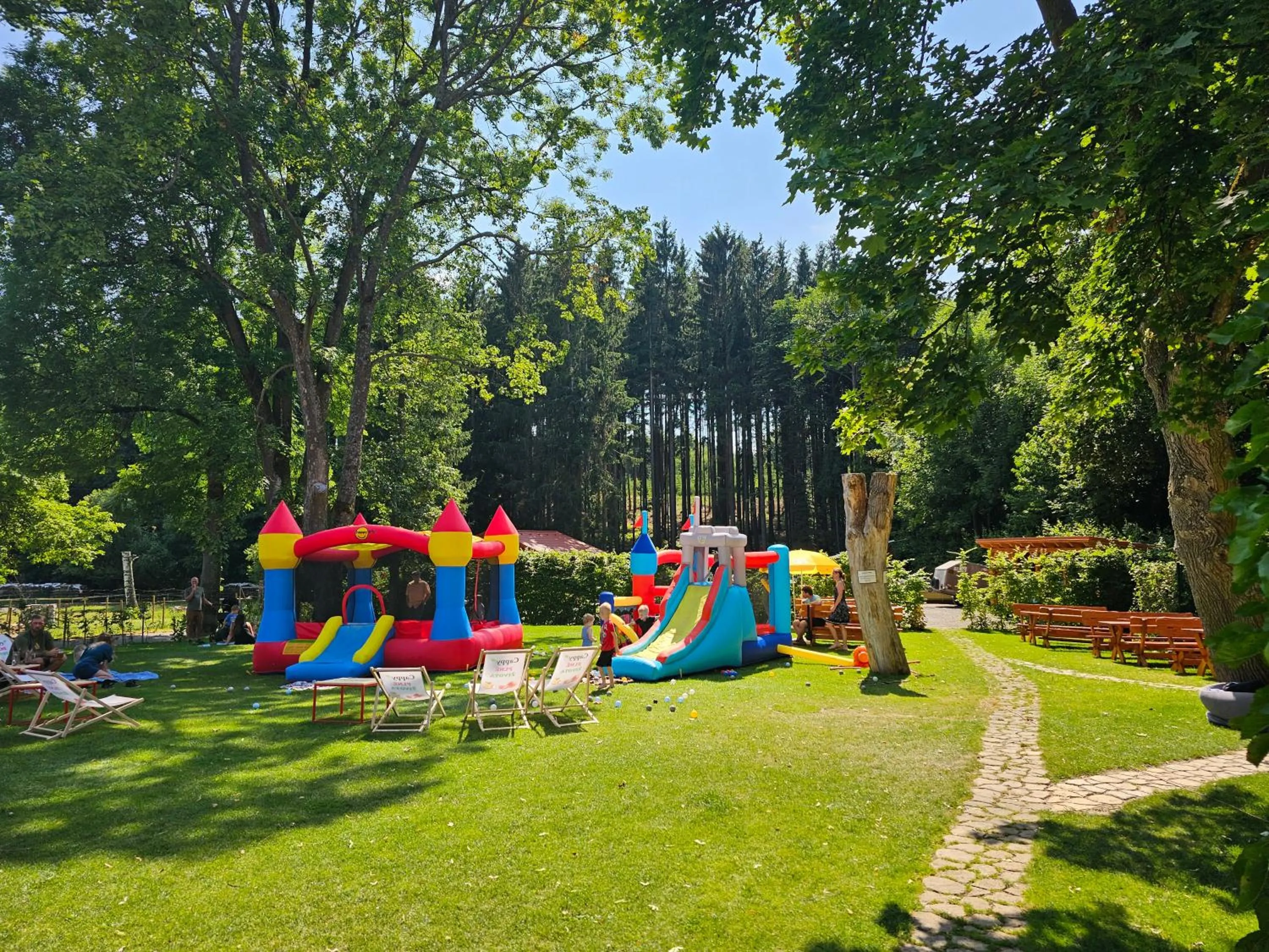 Off site in Balónový hotel a pivovar Radešín