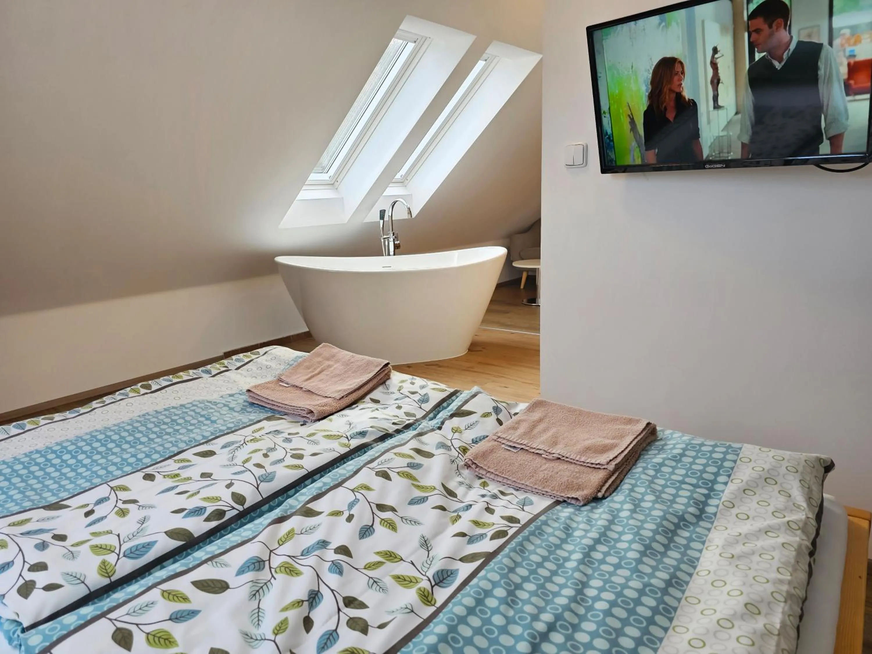 Bed in Balónový hotel a pivovar Radešín