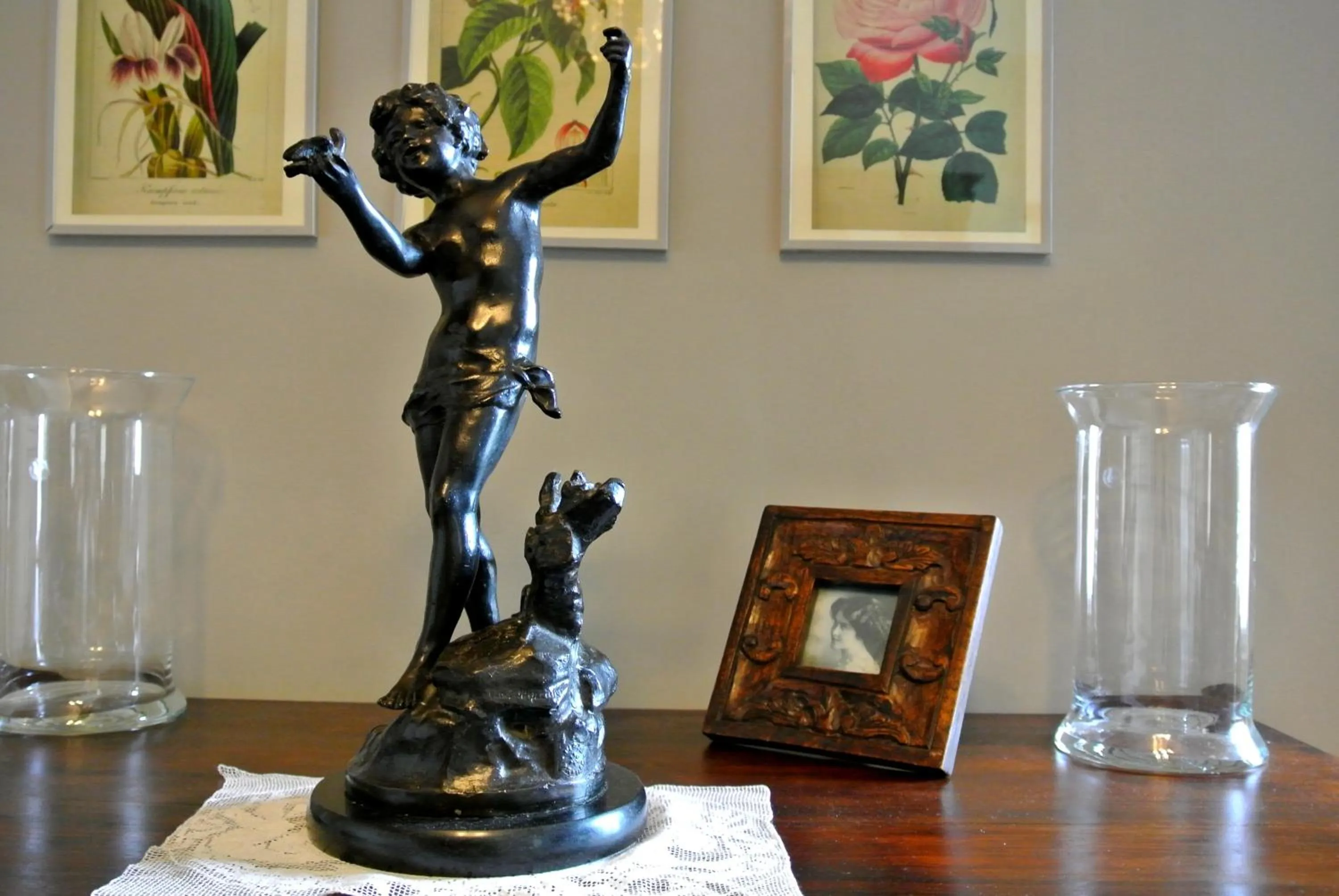 Decorative detail in Chambre d'hôtes Au jardin de la Bachellerie