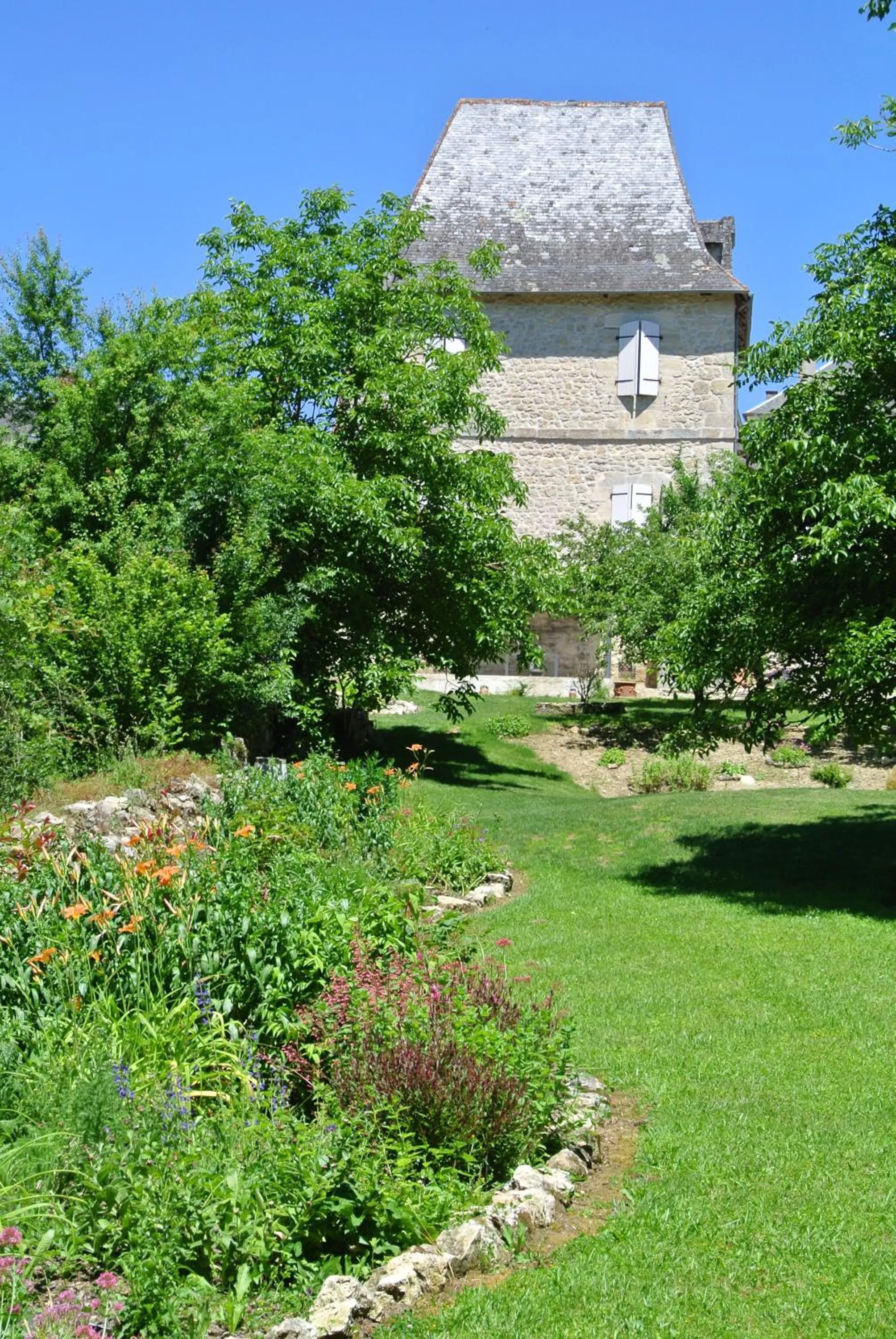 Garden in Chambre d'hôtes Au jardin de la Bachellerie