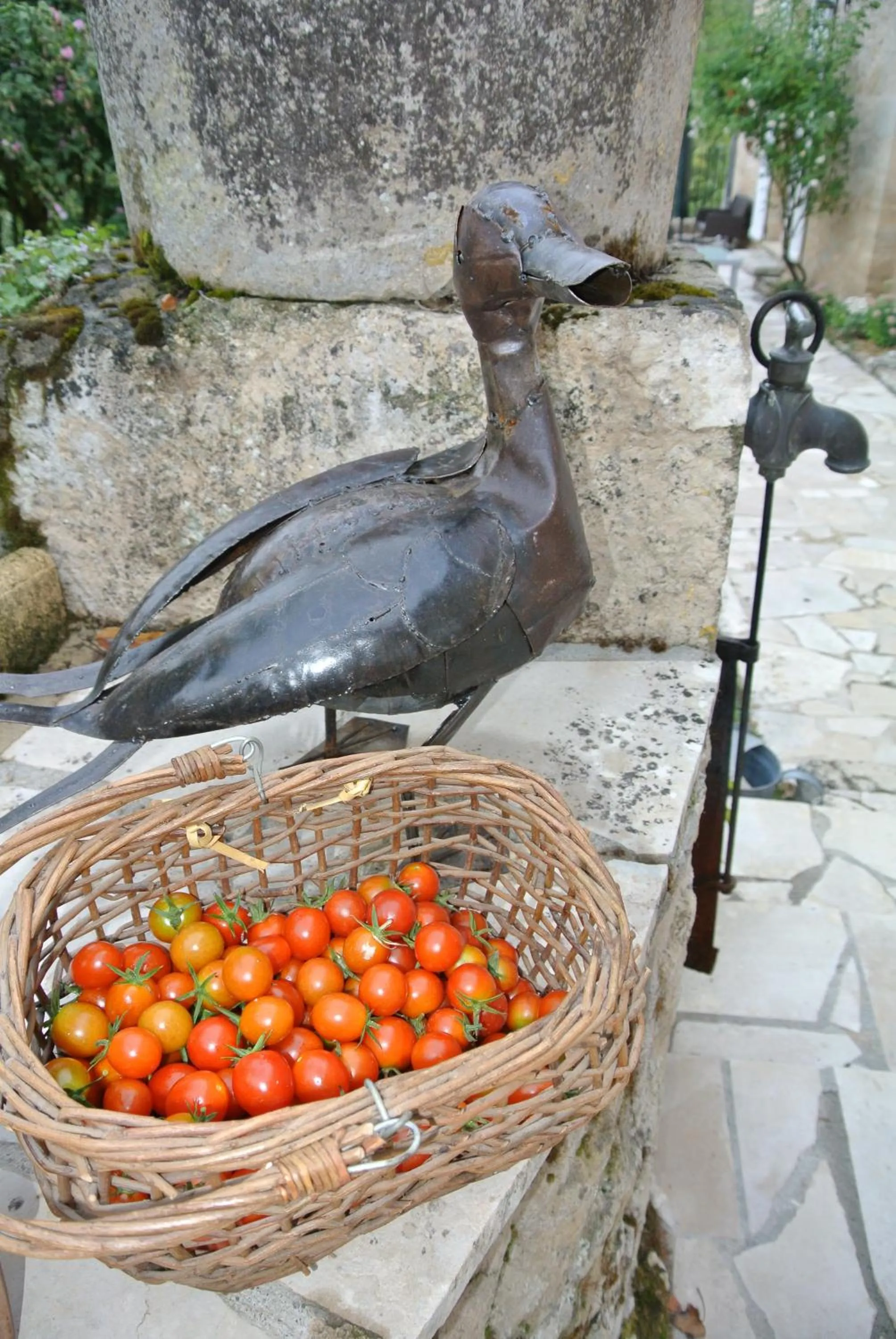 Food in Chambre d'hôtes Au jardin de la Bachellerie