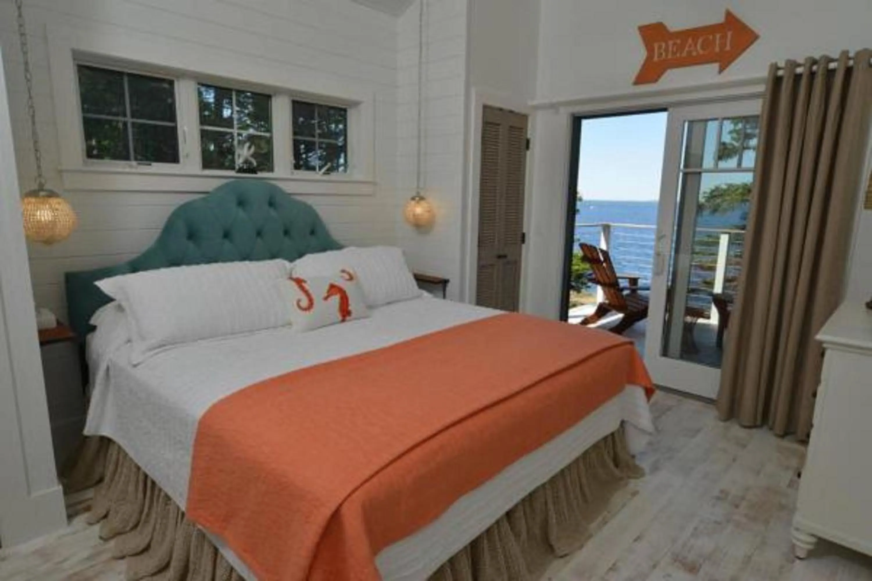 Bedroom, Bed in Newagen Seaside Inn