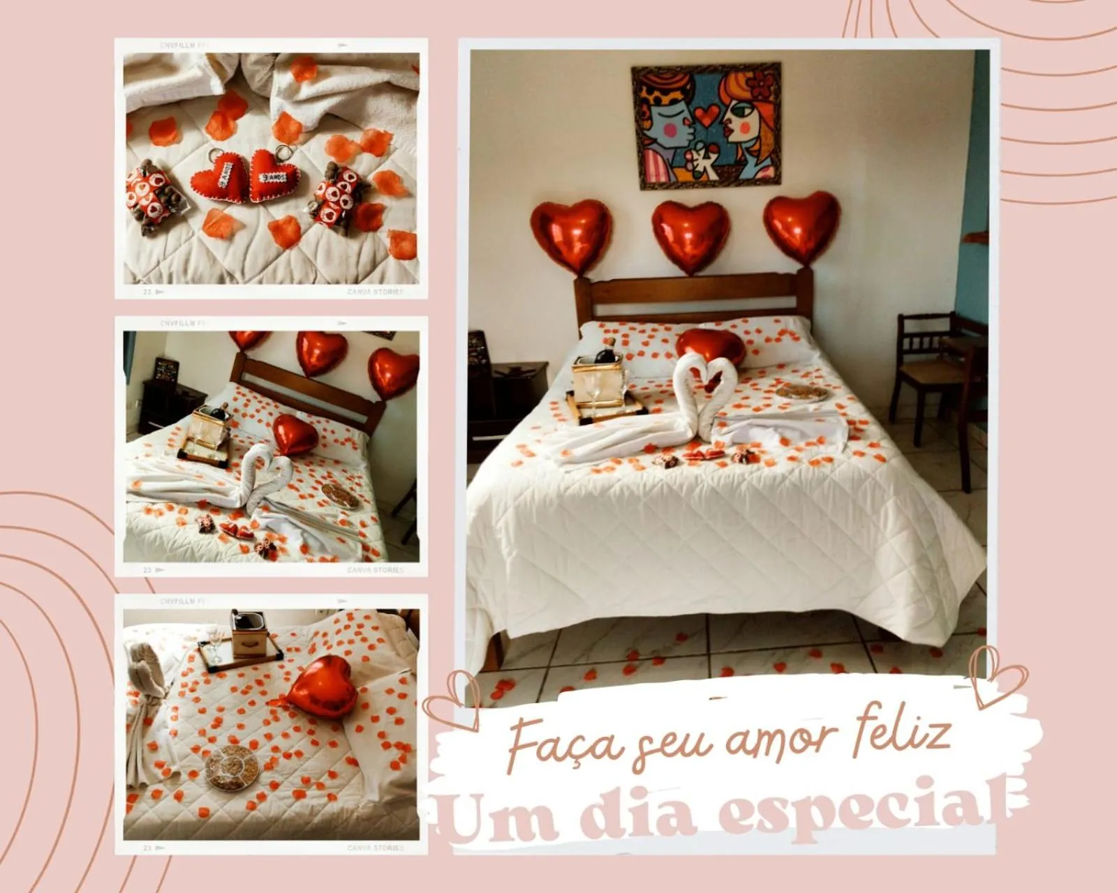 Bed in Pousada Cantinho da Mi & Teco