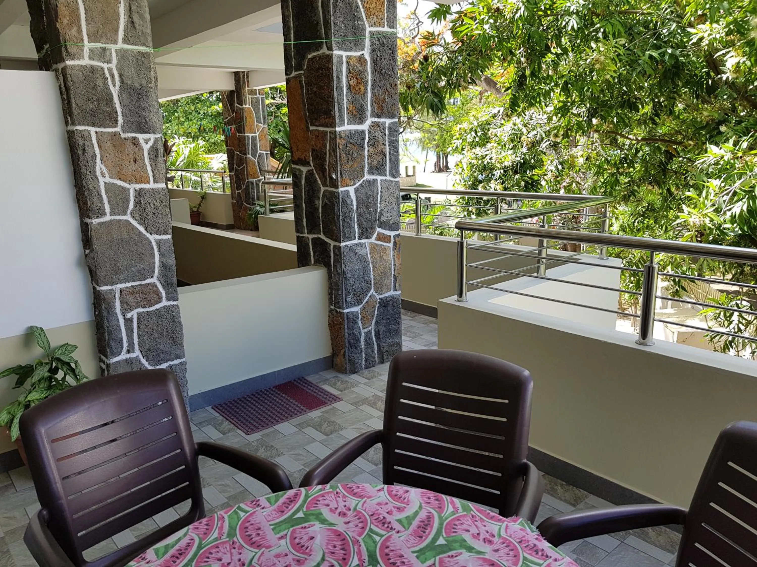 Balcony/Terrace in Pereybere Beach Apartments