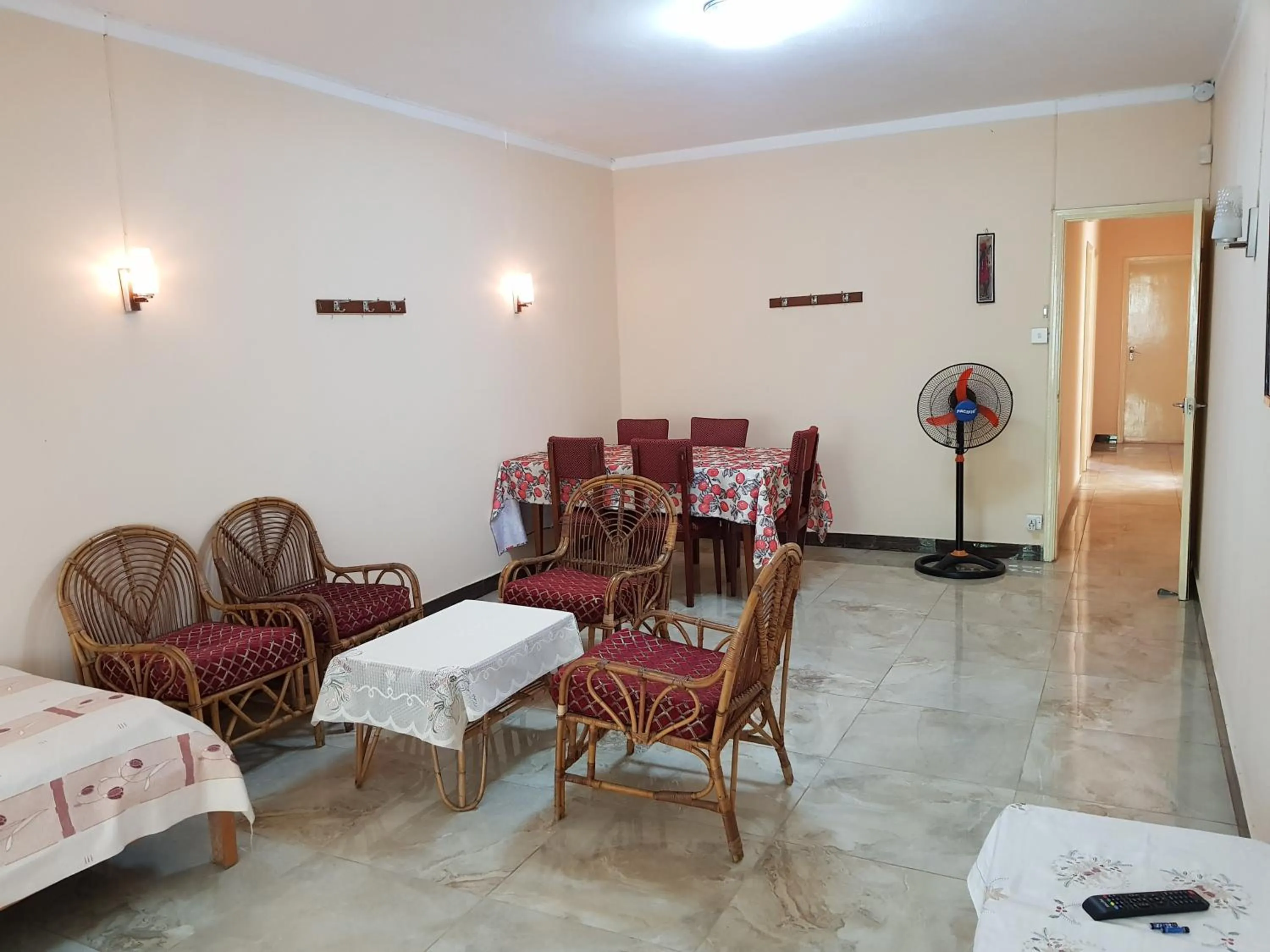 Living room in Pereybere Beach Apartments