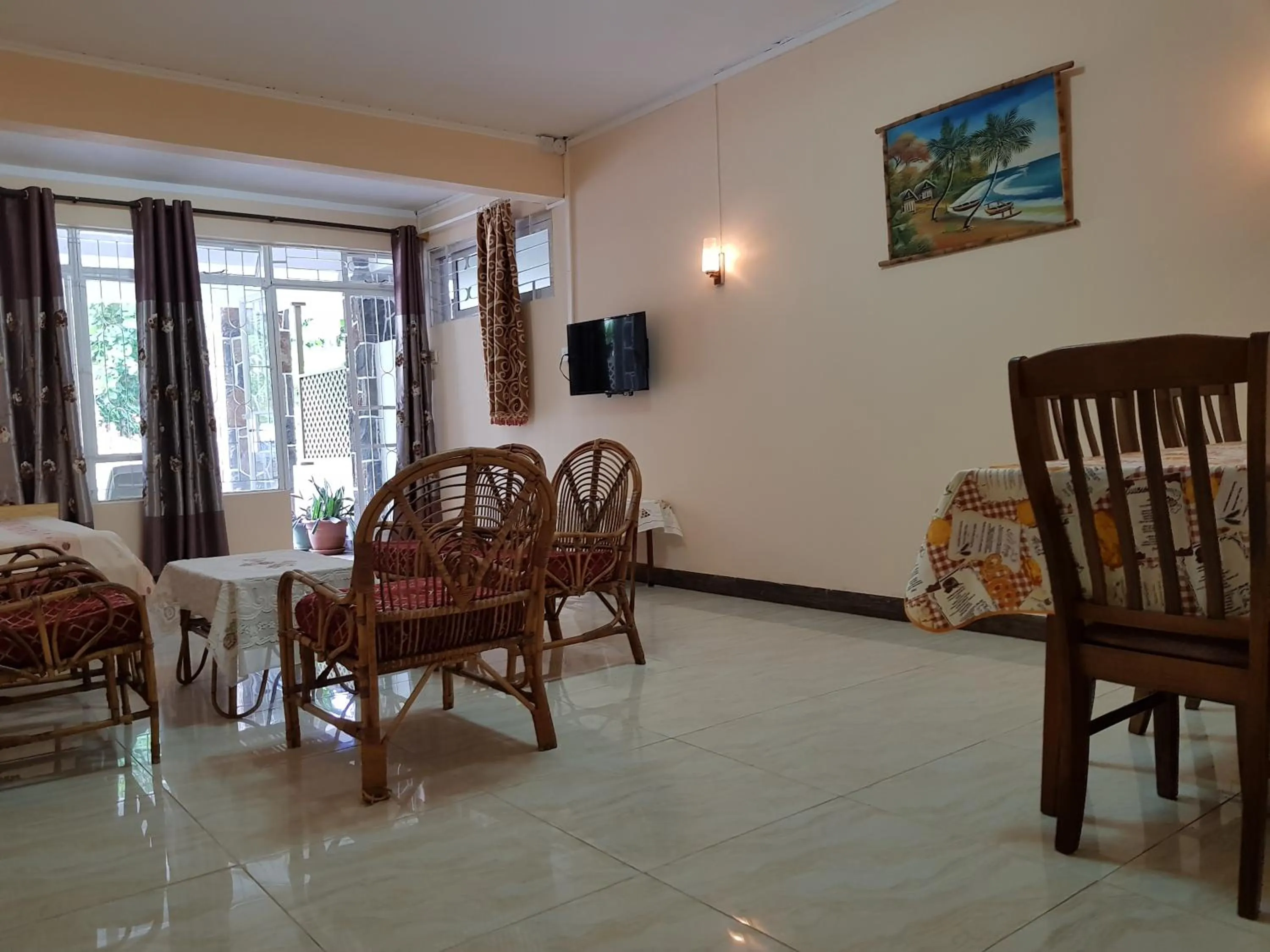 Living room in Pereybere Beach Apartments