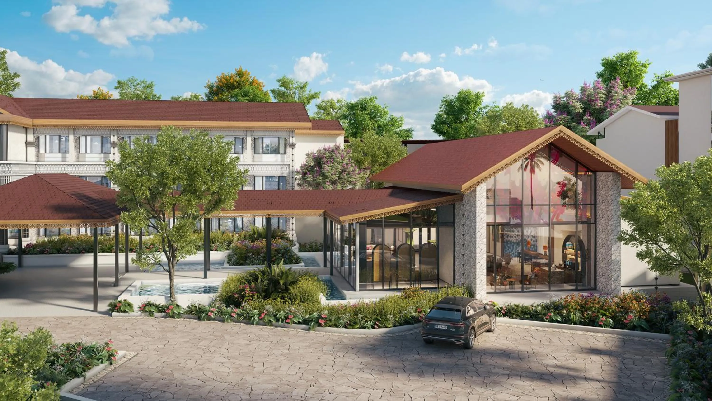 Facade/entrance in Naukuchia House, Naukuchiatal - IHCL SeleQtions