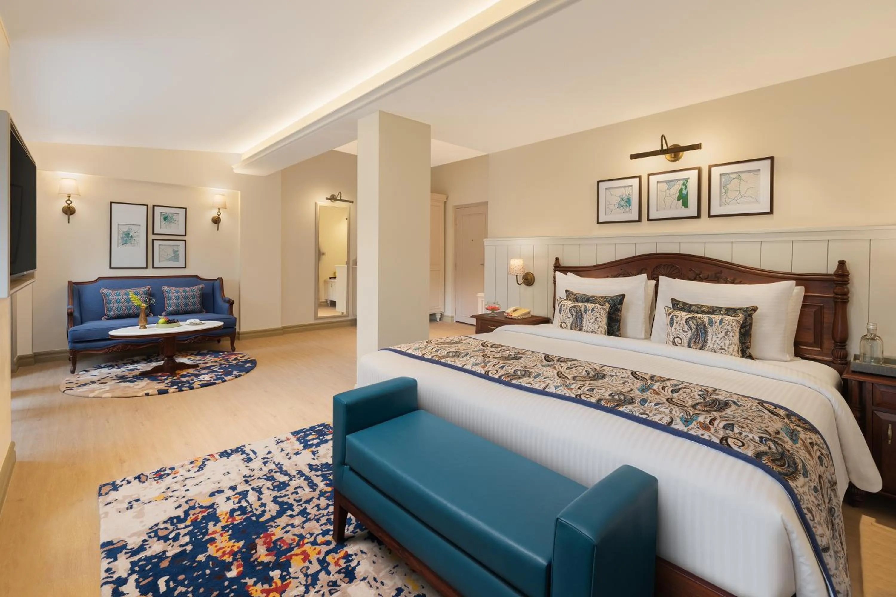 Bedroom, Bed in Naukuchia House, Naukuchiatal - IHCL SeleQtions