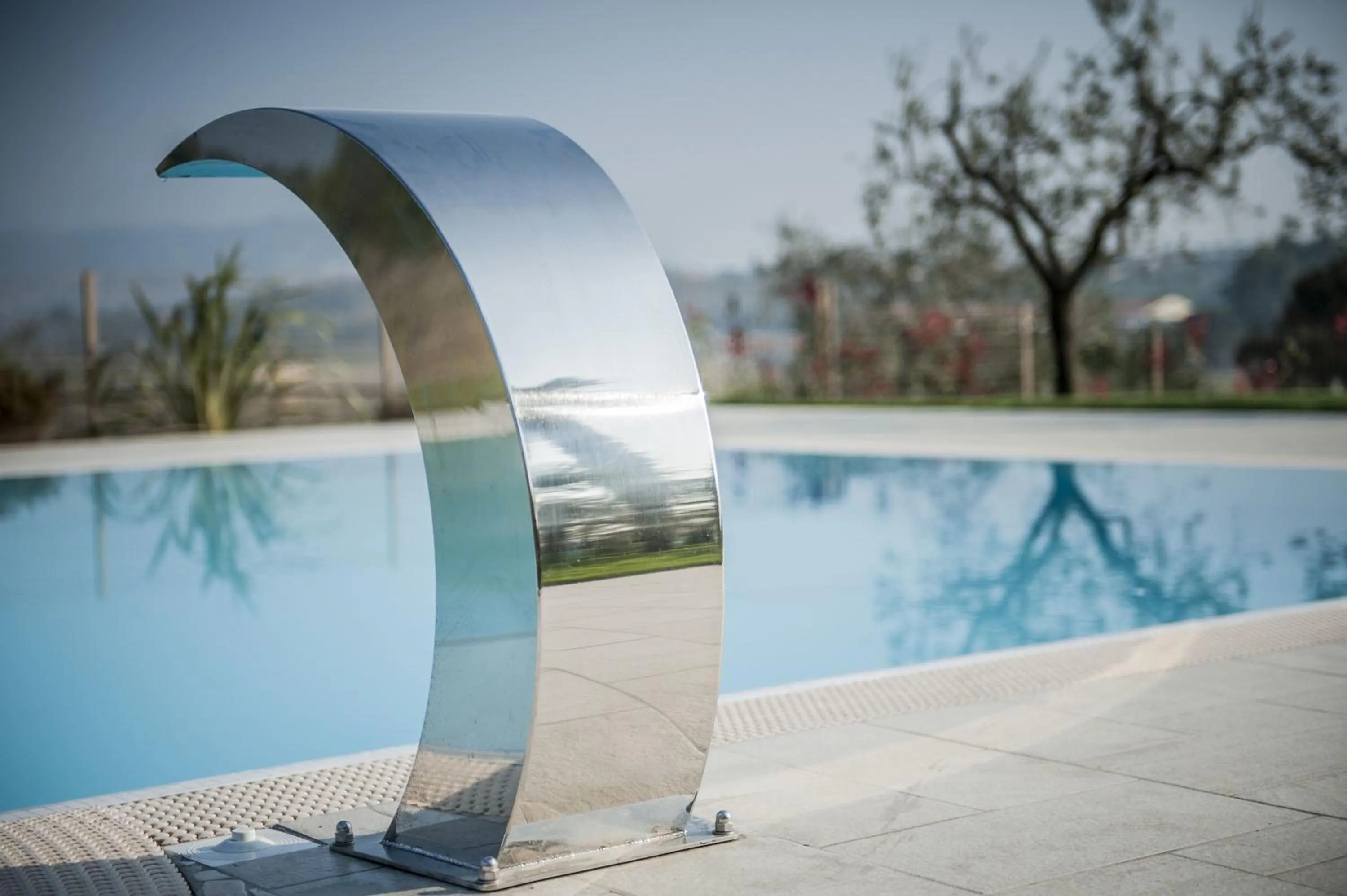 Swimming pool in Locanda Corte Montioni