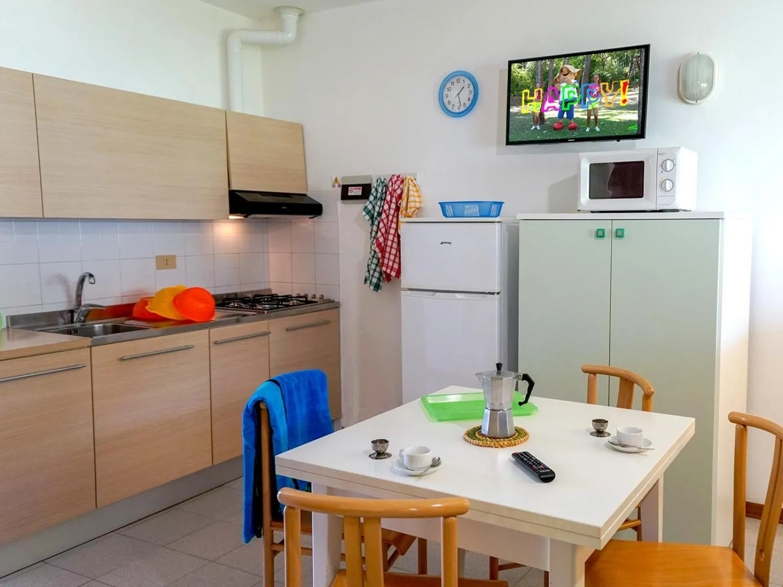 Kitchen or kitchenette in Portofelice Camping Village