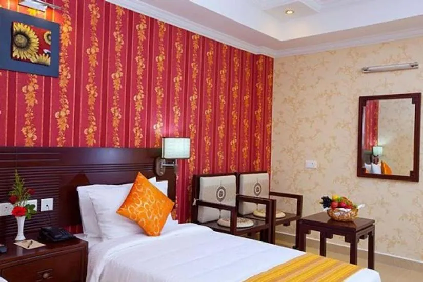 View (from property/room), Bed in Sreelakshmi Residency