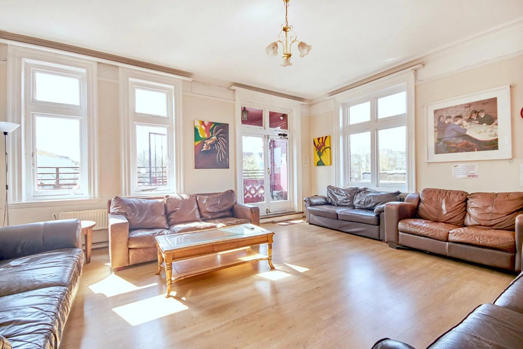 Living room in Hootananny Hostel