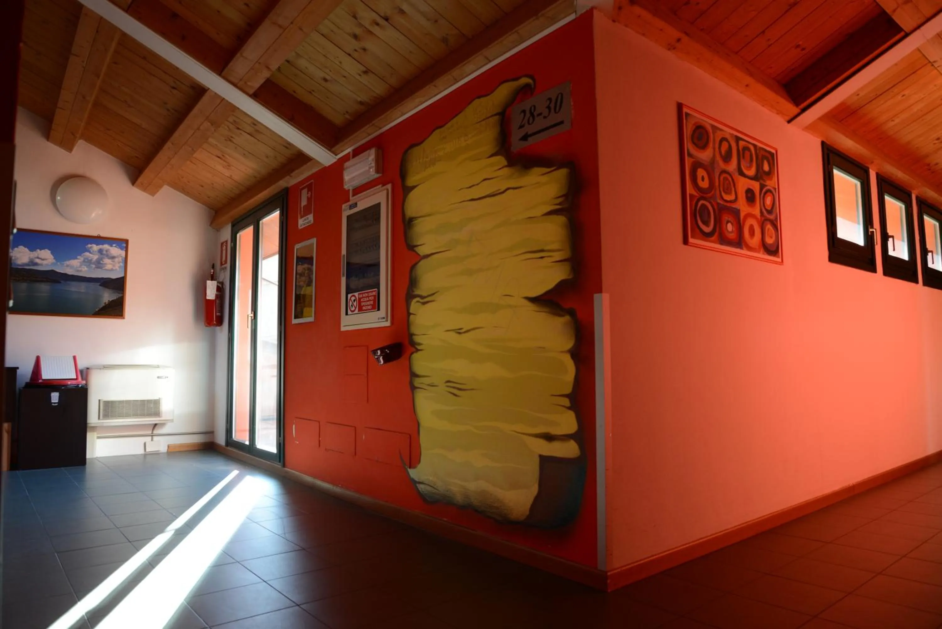 Decorative detail in Central Hostel BG